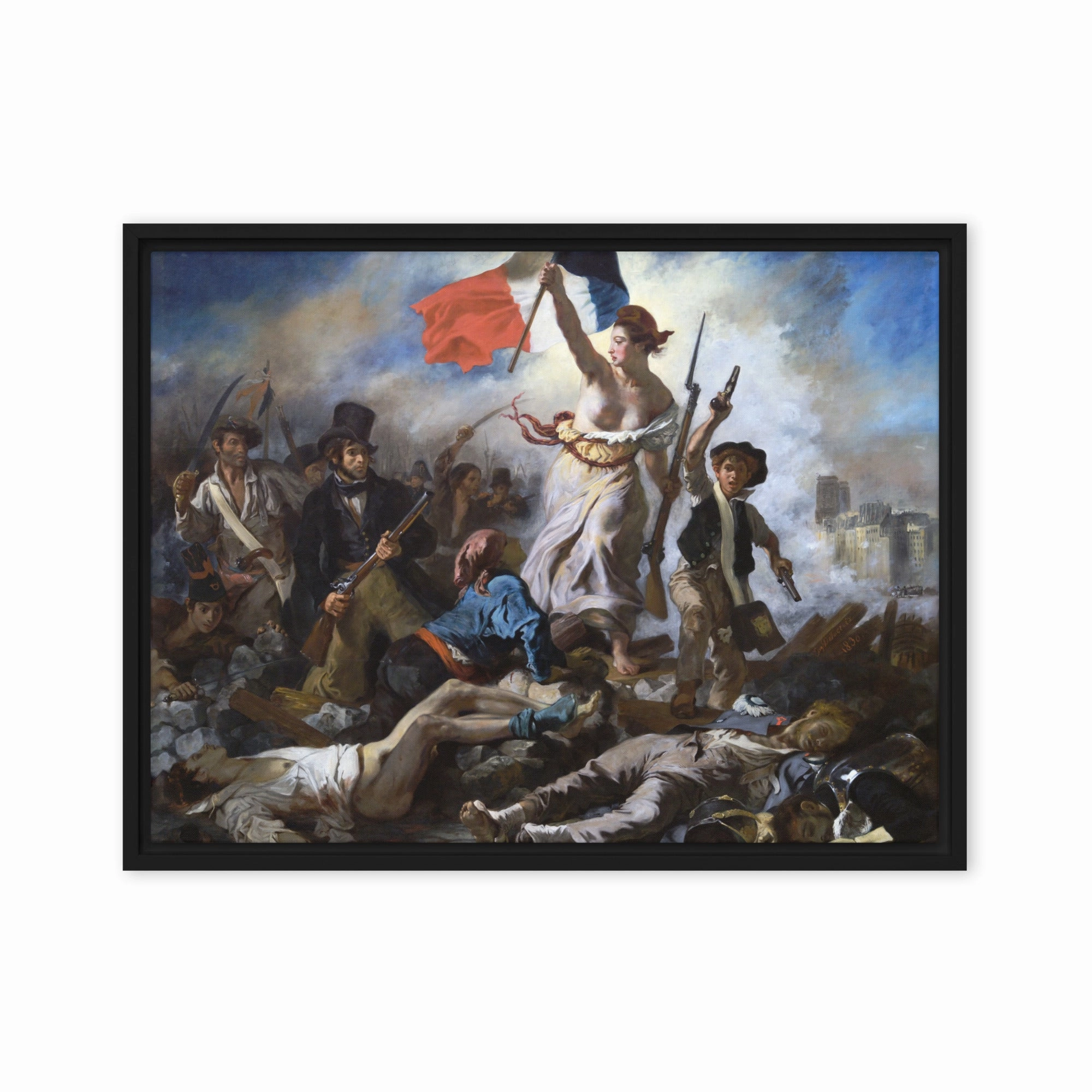Canvas - Eugne Delacroix, Freedom Leads the People