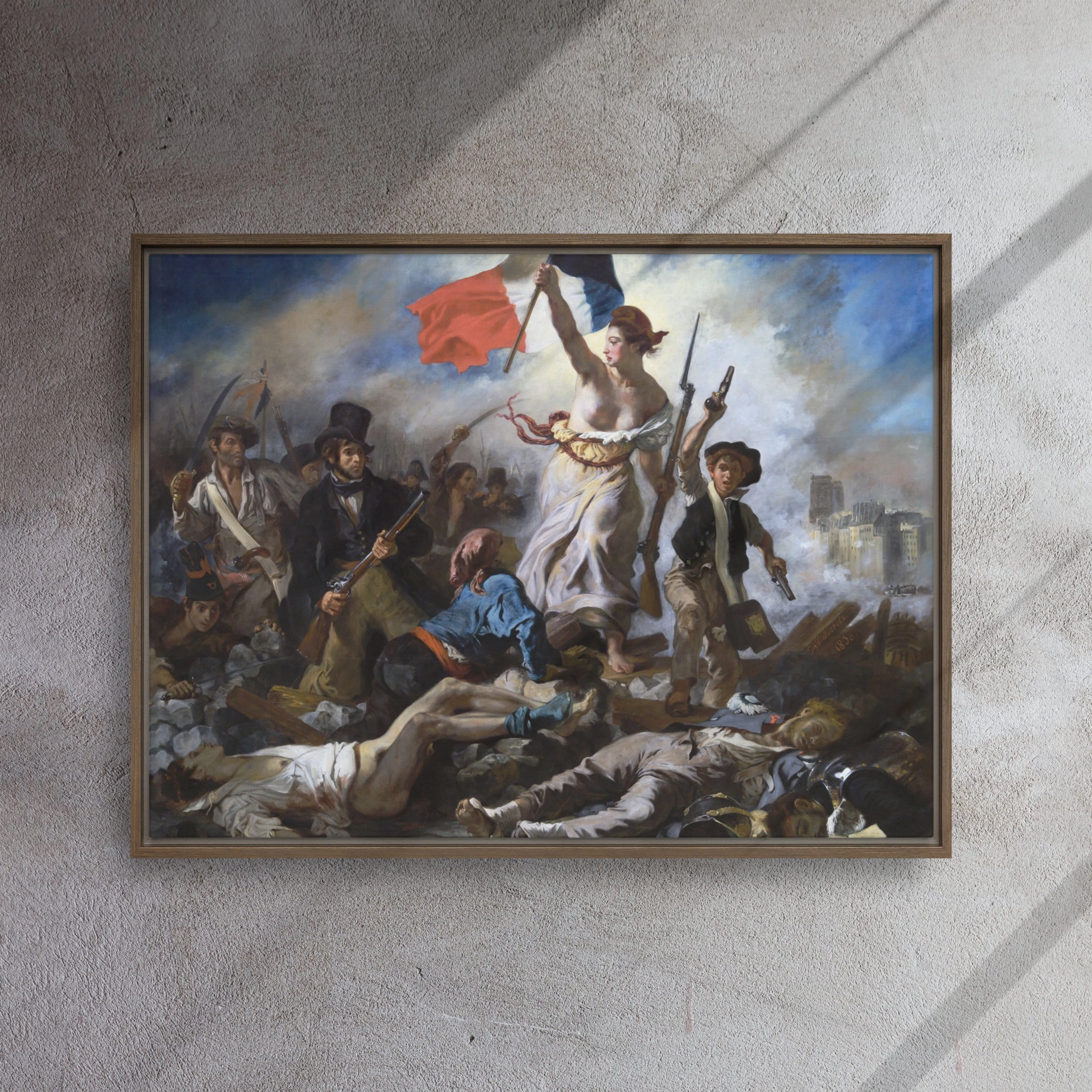 Canvas - Eugne Delacroix, Freedom Leads the People
