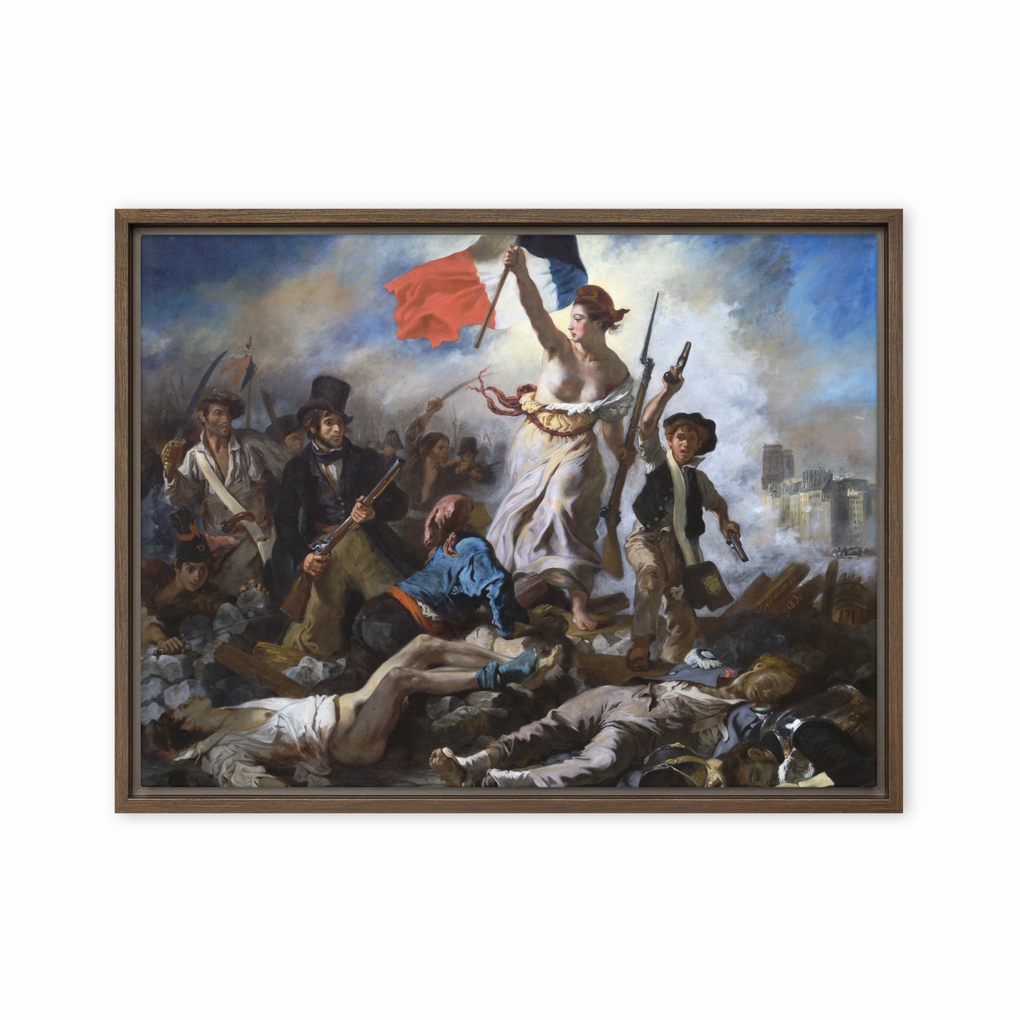 Canvas - Eugne Delacroix, Freedom Leads the People