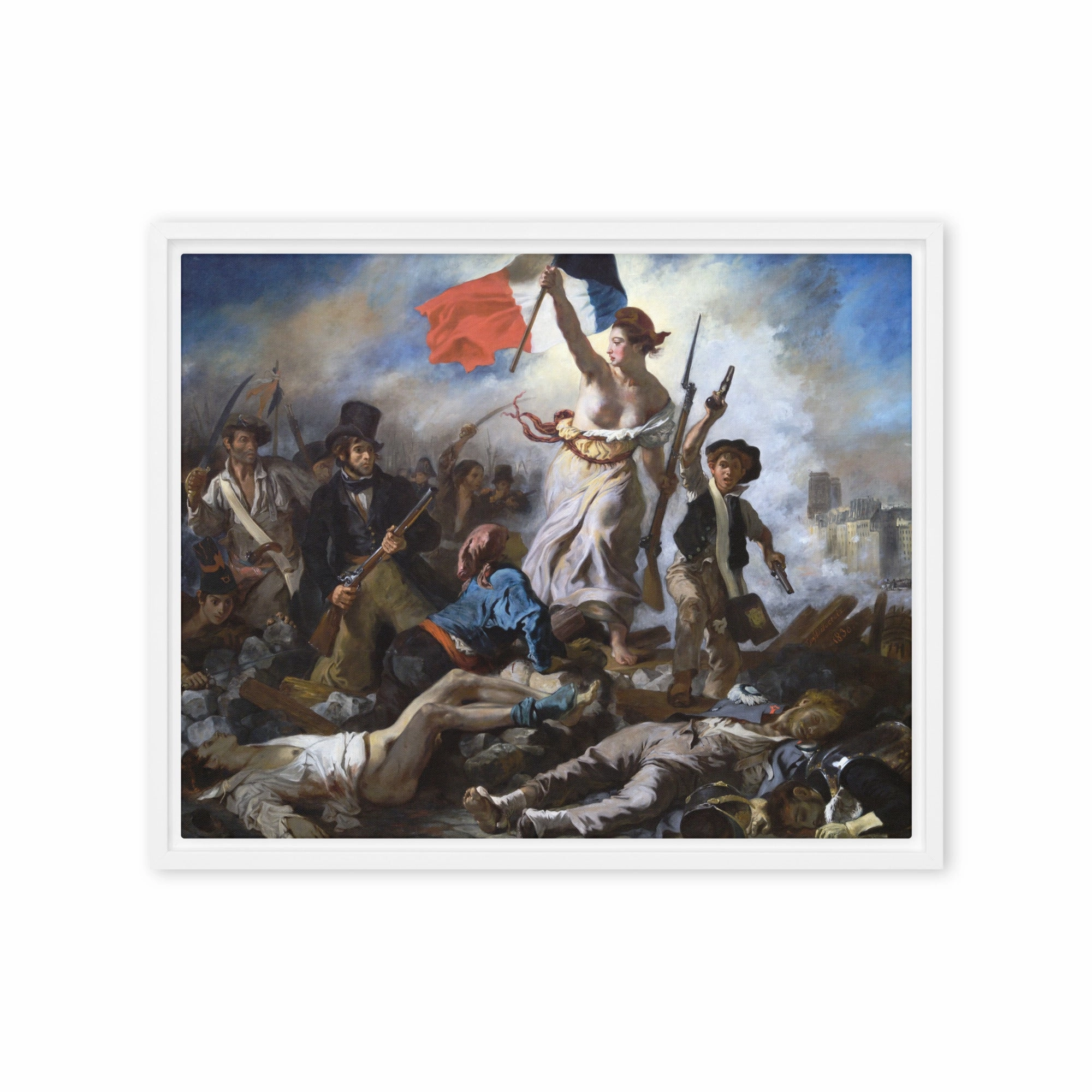 Canvas - Eugne Delacroix, Freedom Leads the People