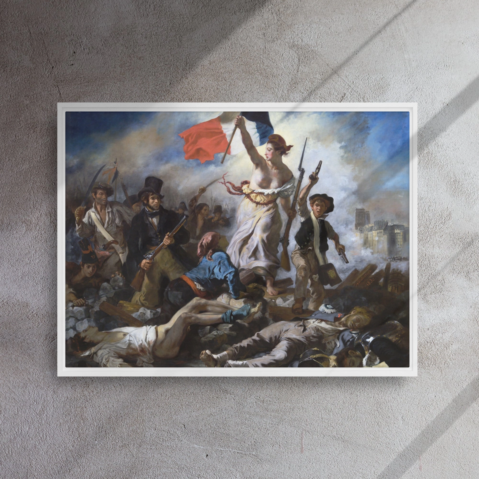 Canvas - Eugne Delacroix, Freedom Leads the People
