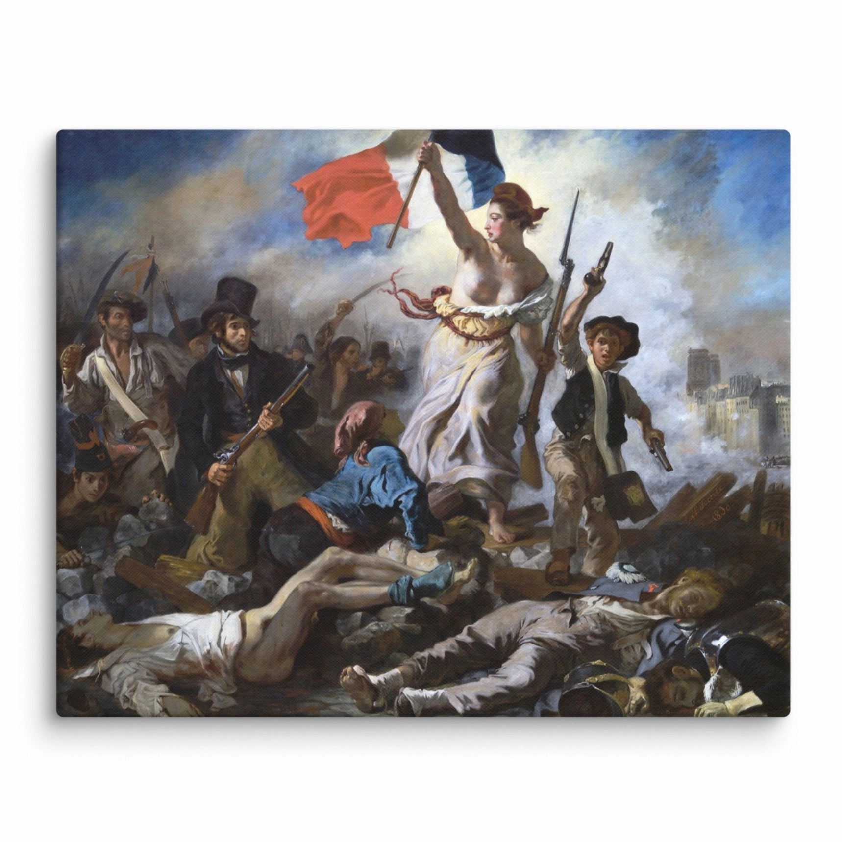 Canvas - Eugne Delacroix, Freedom Leads the People