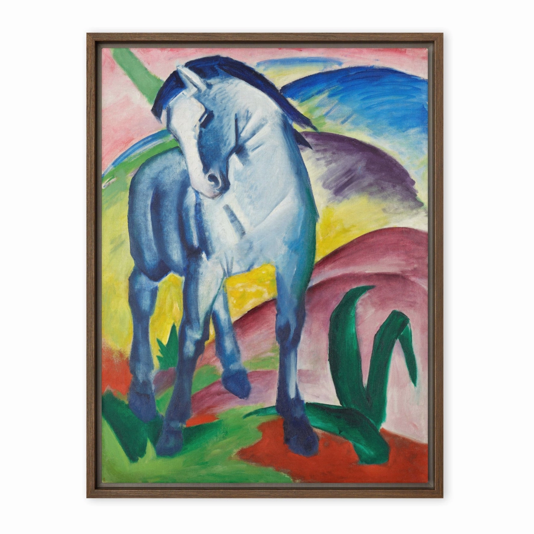 Canvas - Franz Marc, Blue Horse I canvas mural art