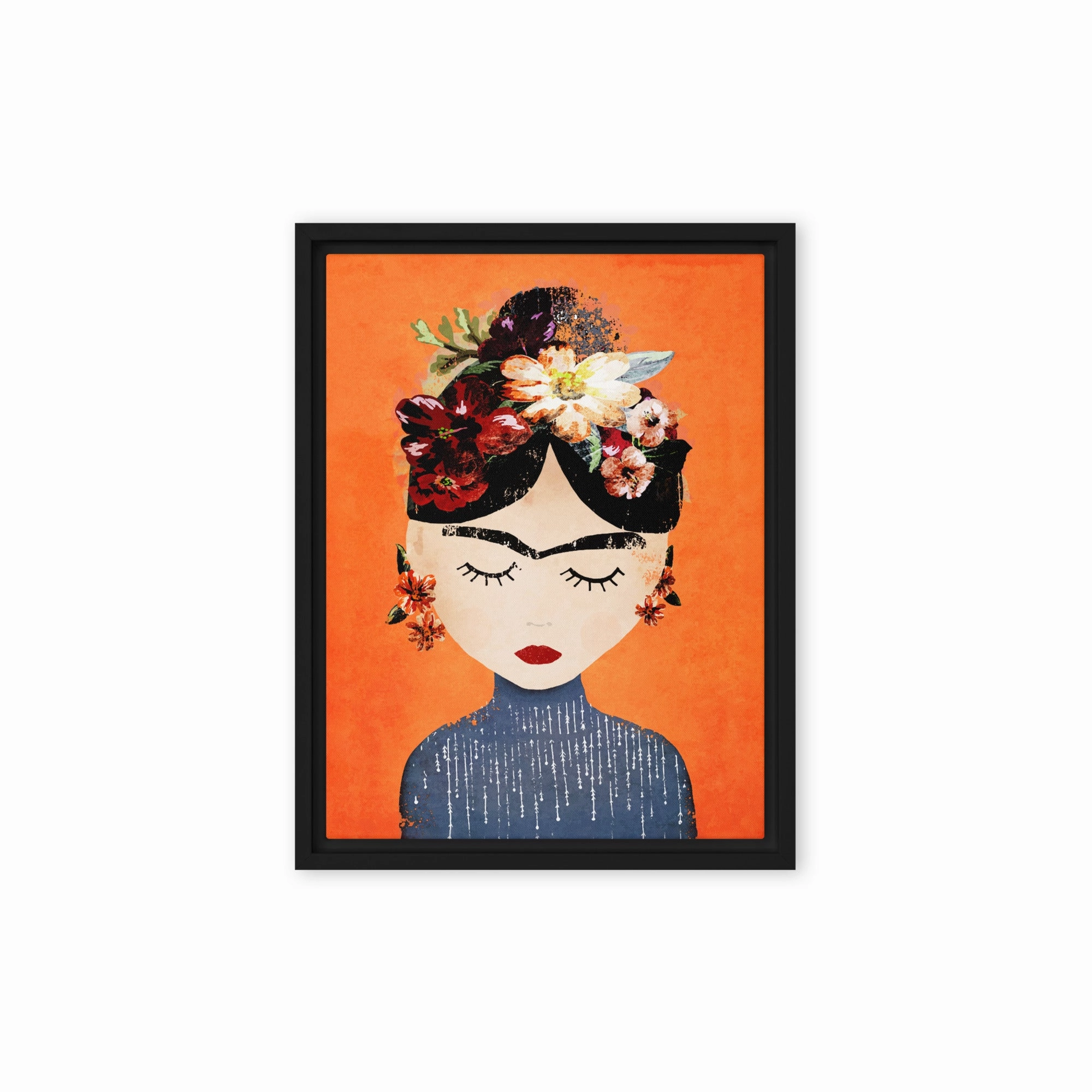 Canvas - Frida Kahlo Orange