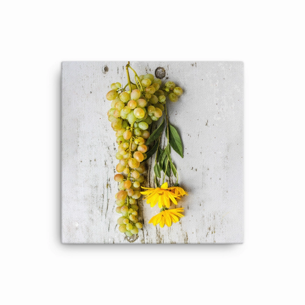 Canvas - Grapes and Flowers