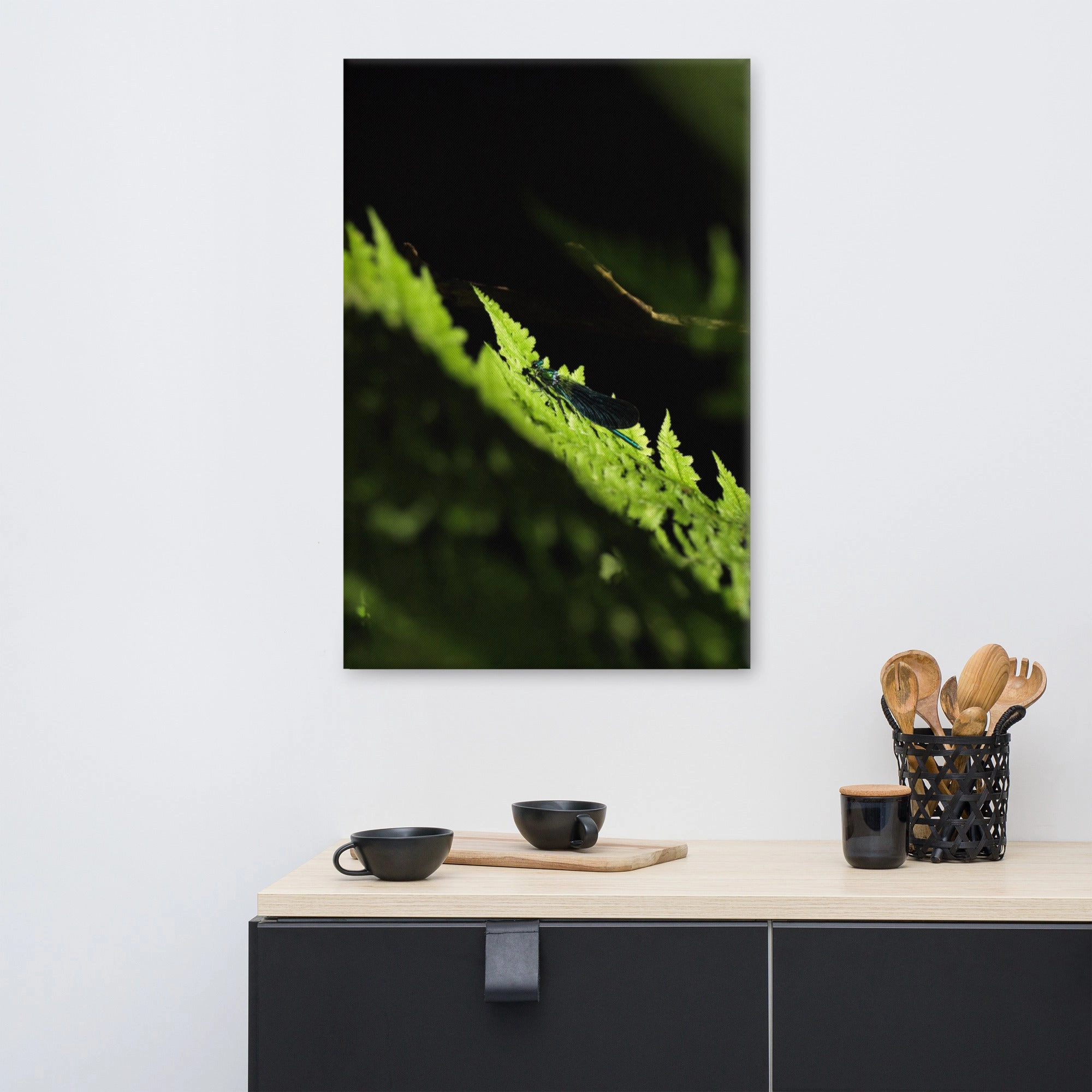 Canvas - Green Dragonfly