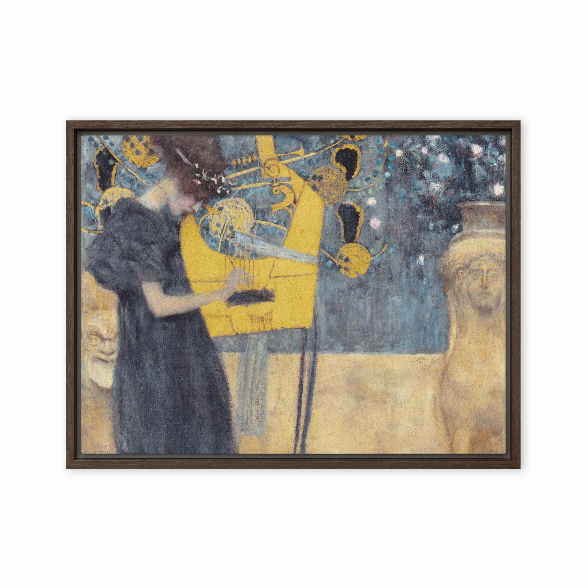 Canvas - Gustav Klimt, The Music canvas mural art