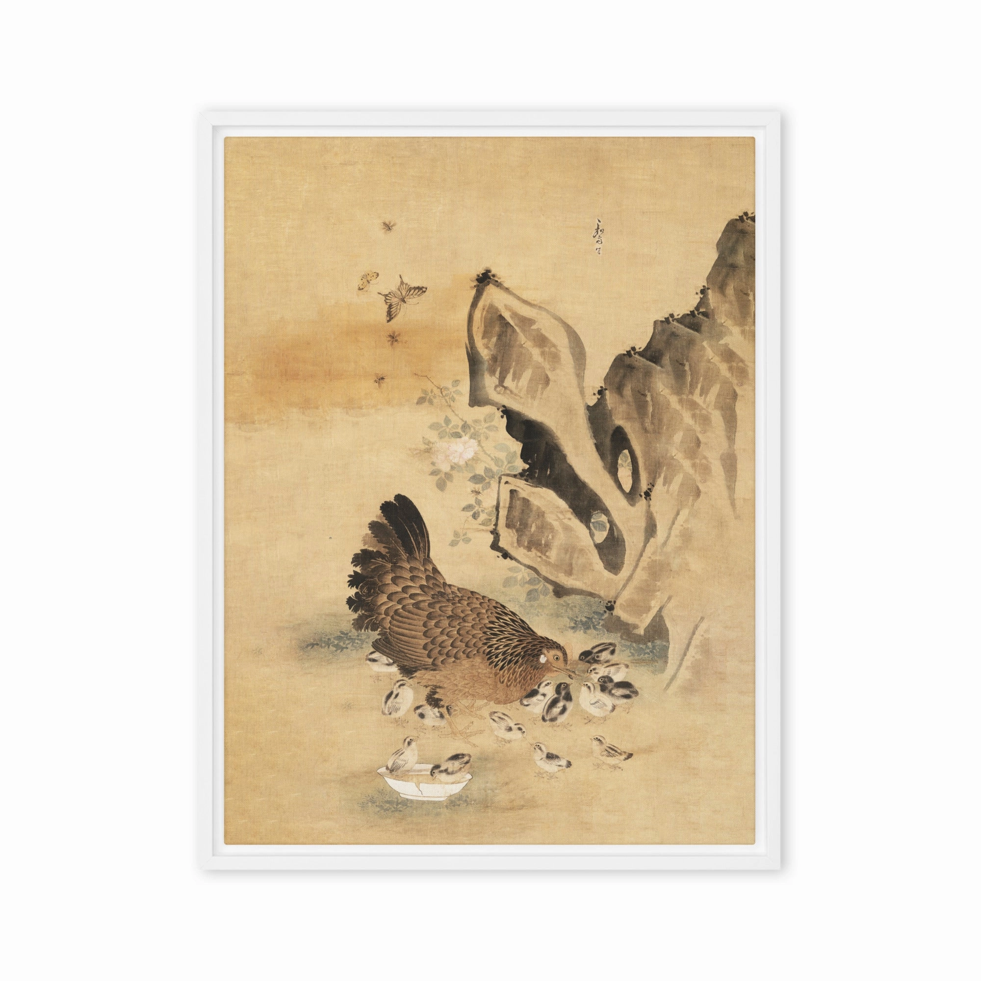 Canvas - Hen and Chicks, Byeon Sang-byeok