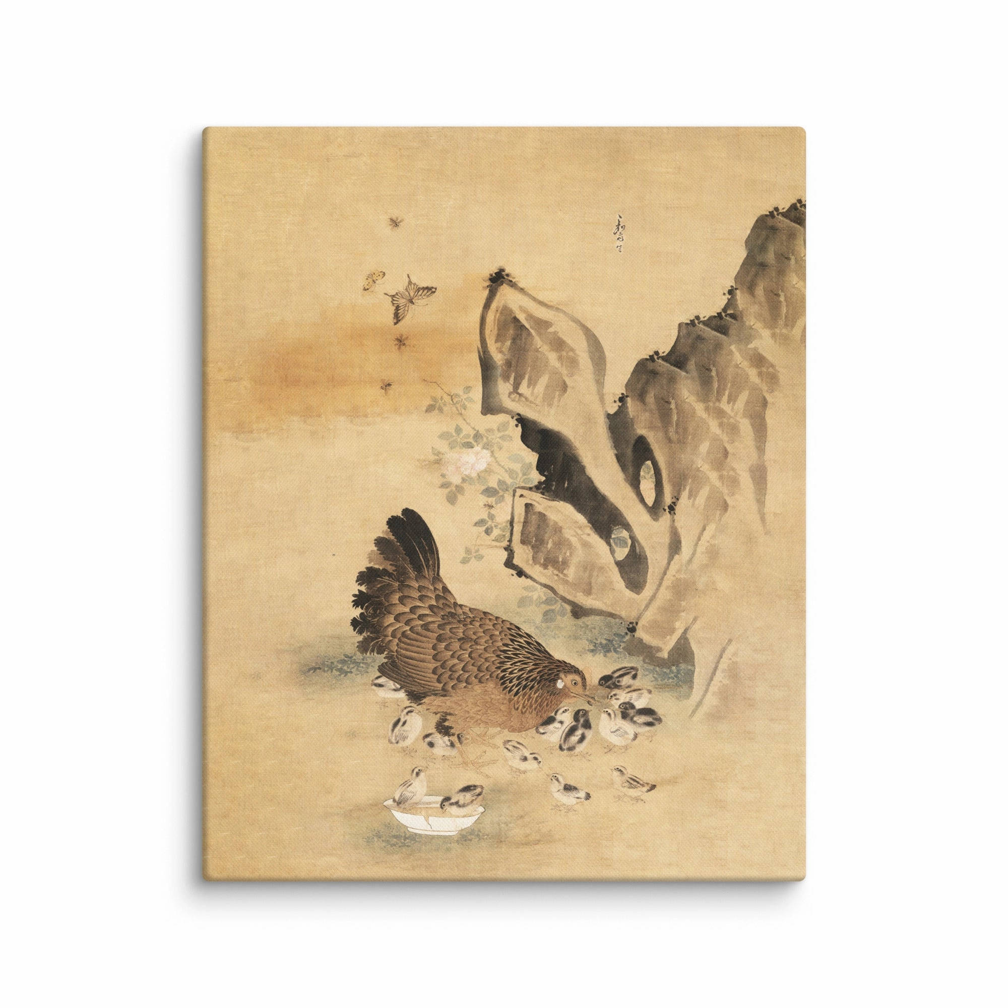 Canvas - Hen and Chicks, Byeon Sang-byeok