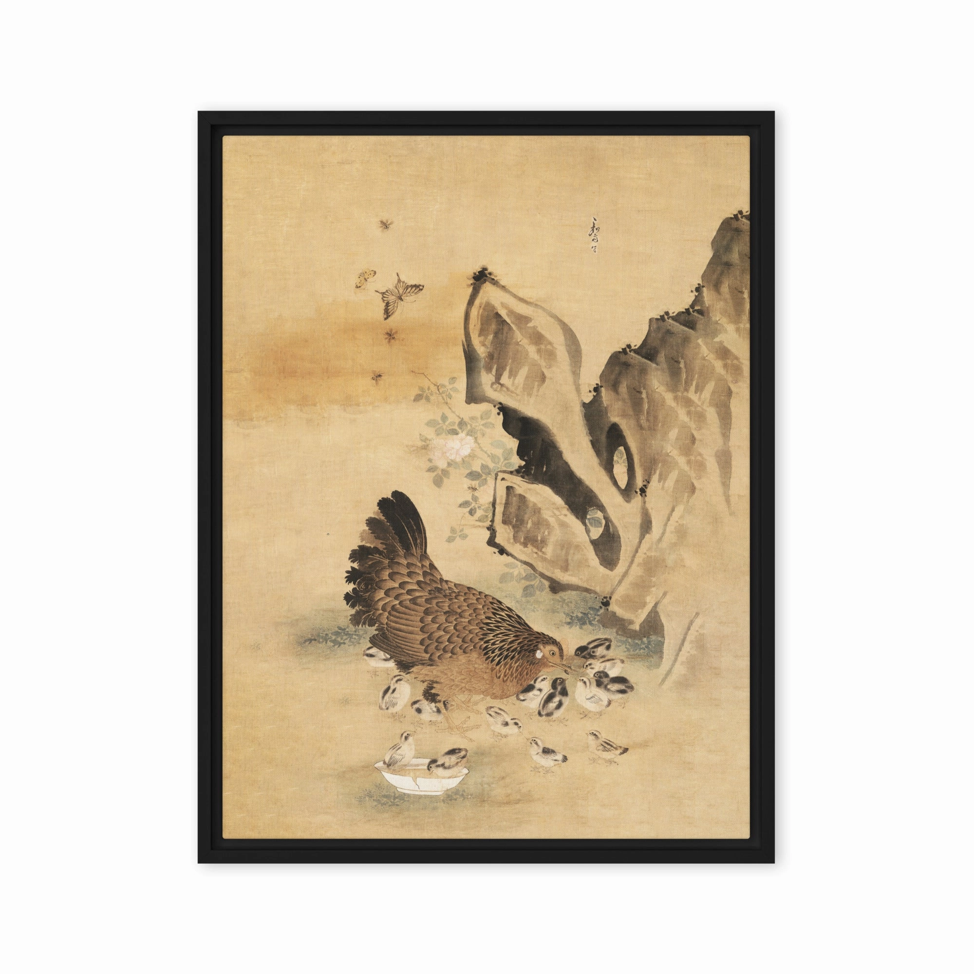 Canvas - Hen and Chicks, Byeon Sang-byeok