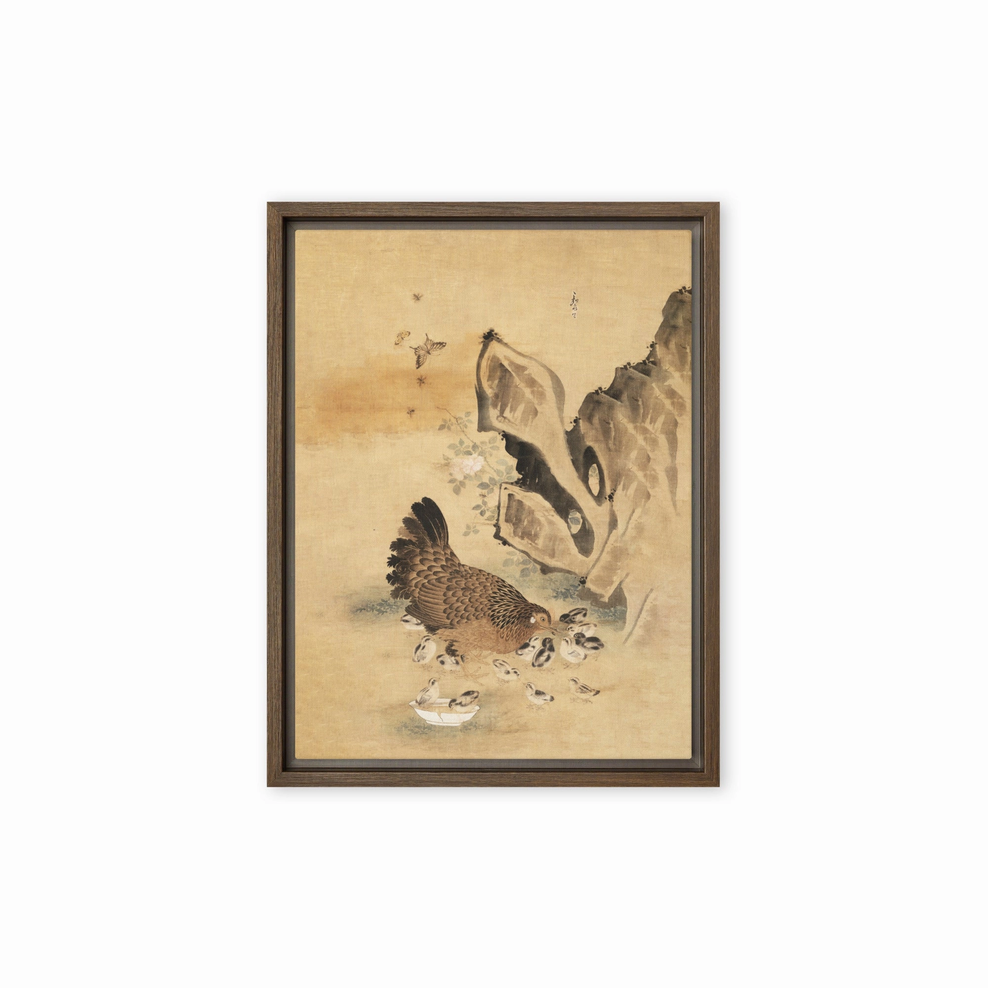 Canvas - Hen and Chicks, Byeon Sang-byeok
