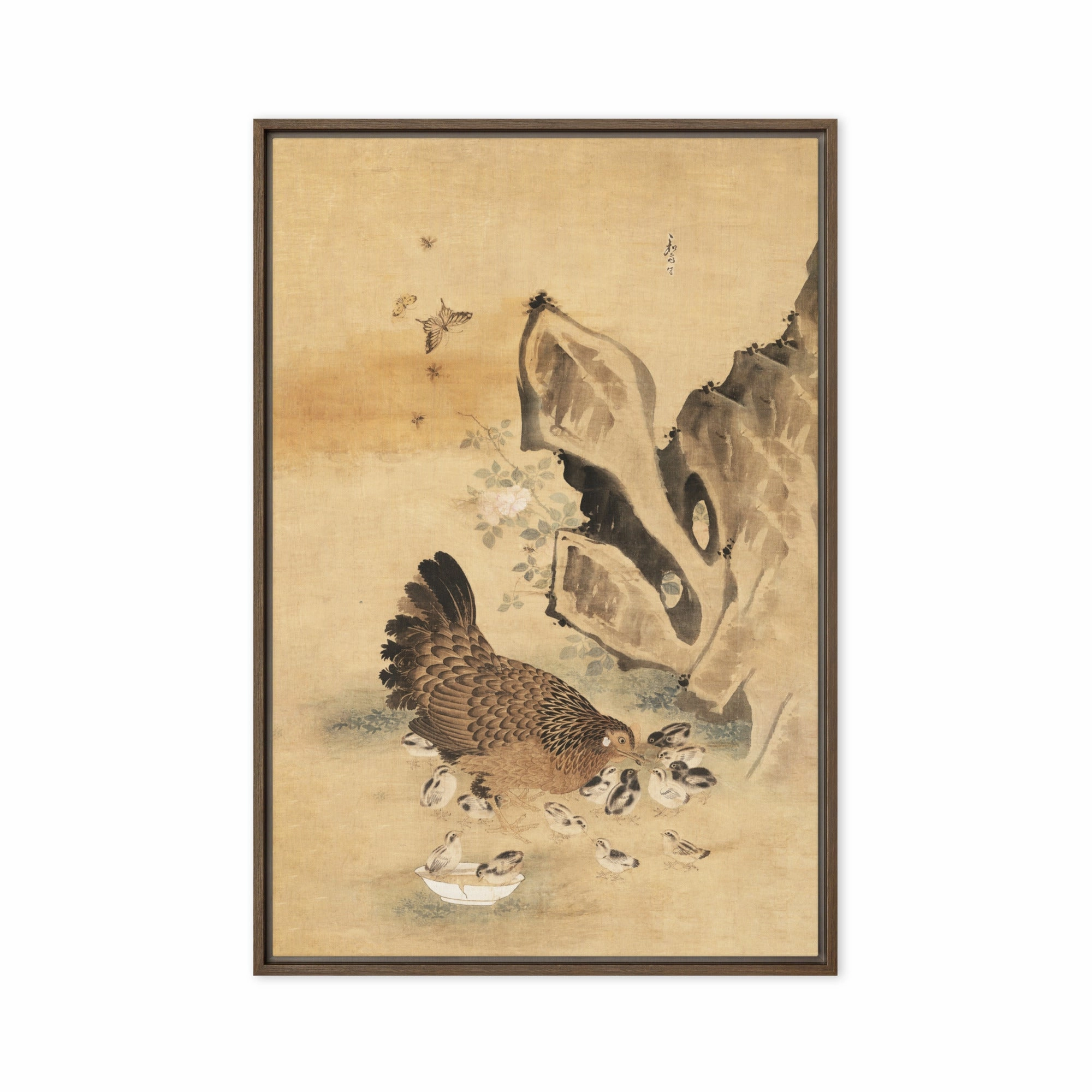 Canvas - Hen and Chicks, Byeon Sang-byeok