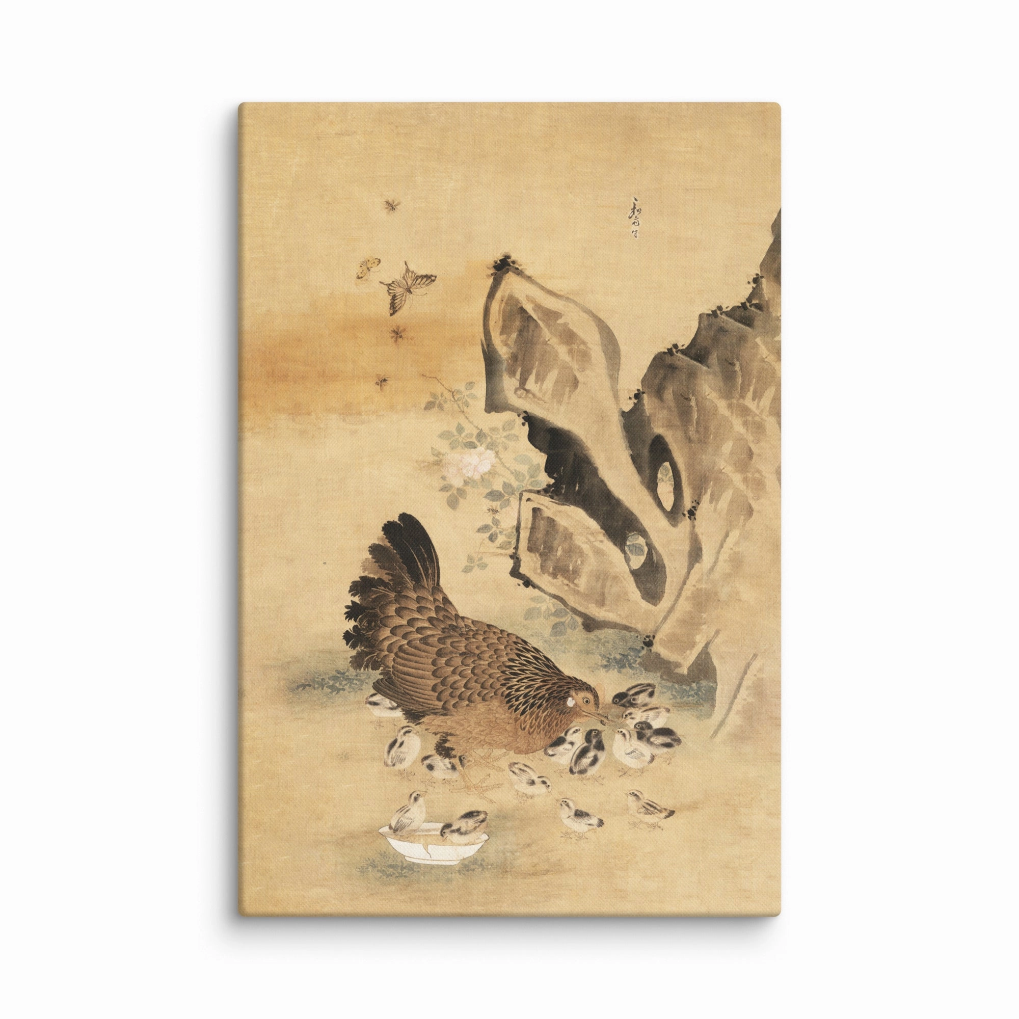 Canvas - Hen and Chicks, Byeon Sang-byeok