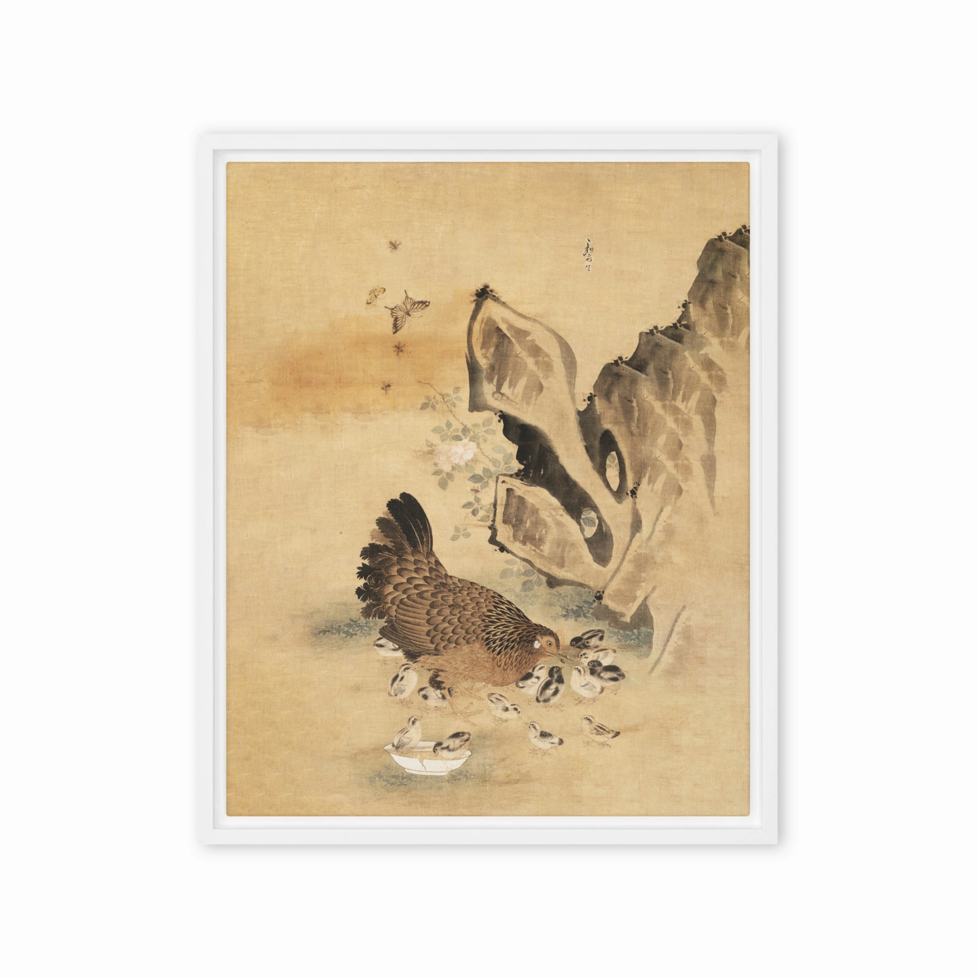 Canvas - Hen and Chicks, Byeon Sang-byeok