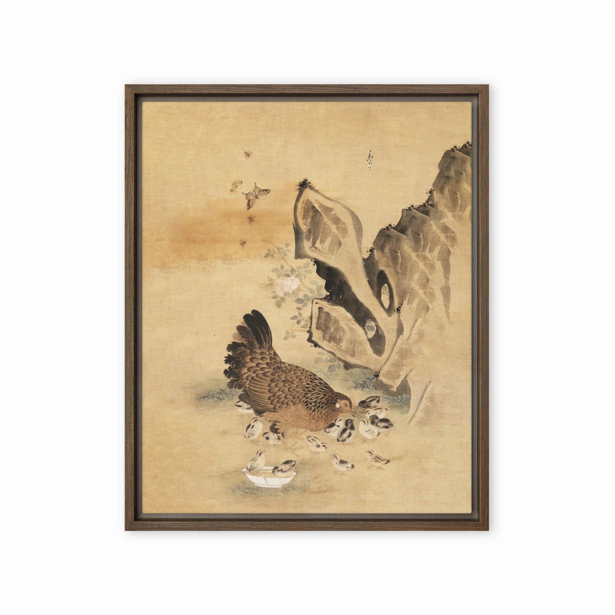 Canvas - Hen and Chicks, Byeon Sang-byeok