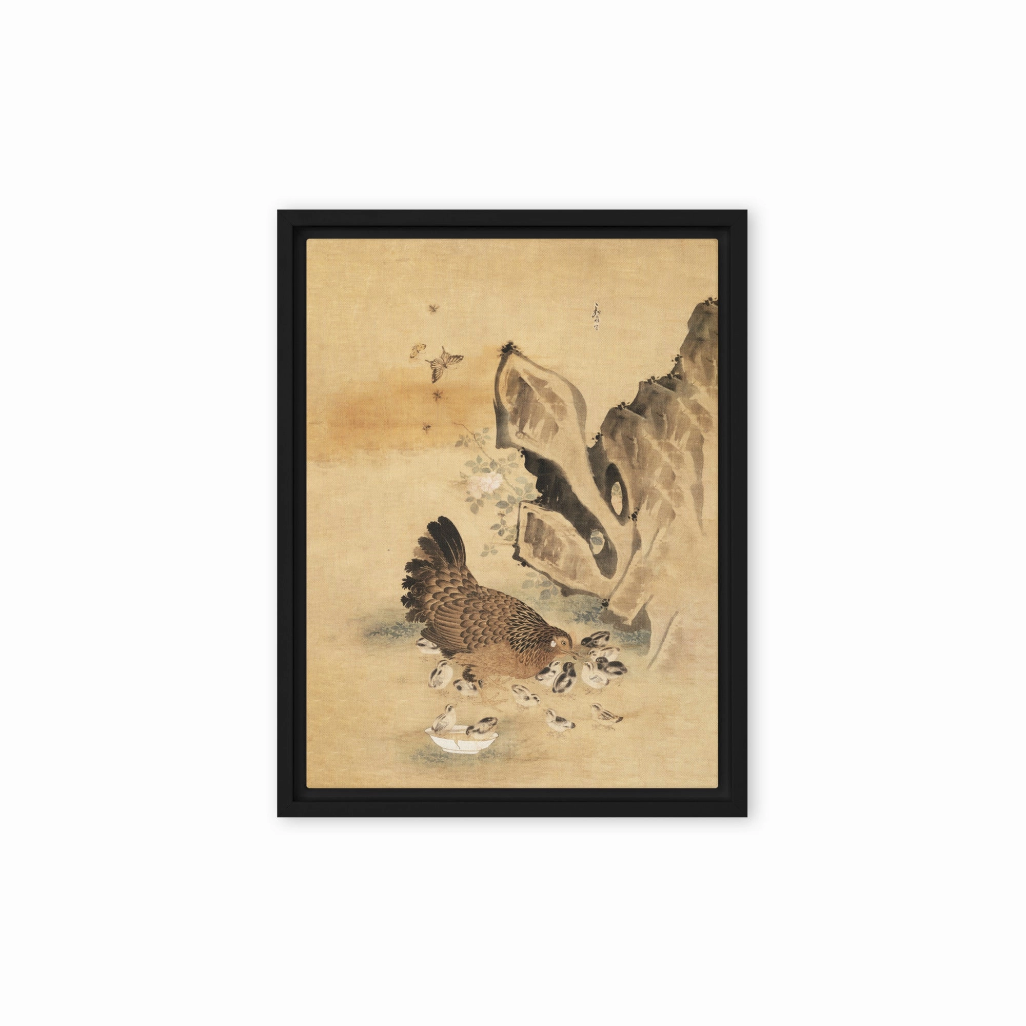 Canvas - Hen and Chicks, Byeon Sang-byeok