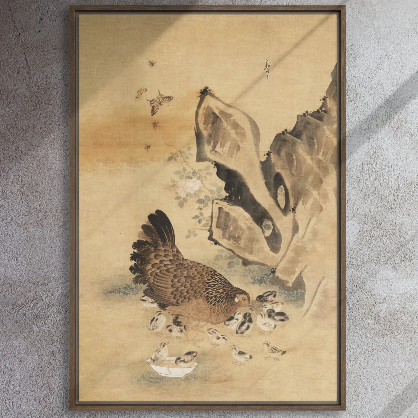 Canvas - Hen and Chicks, Byeon Sang-byeok