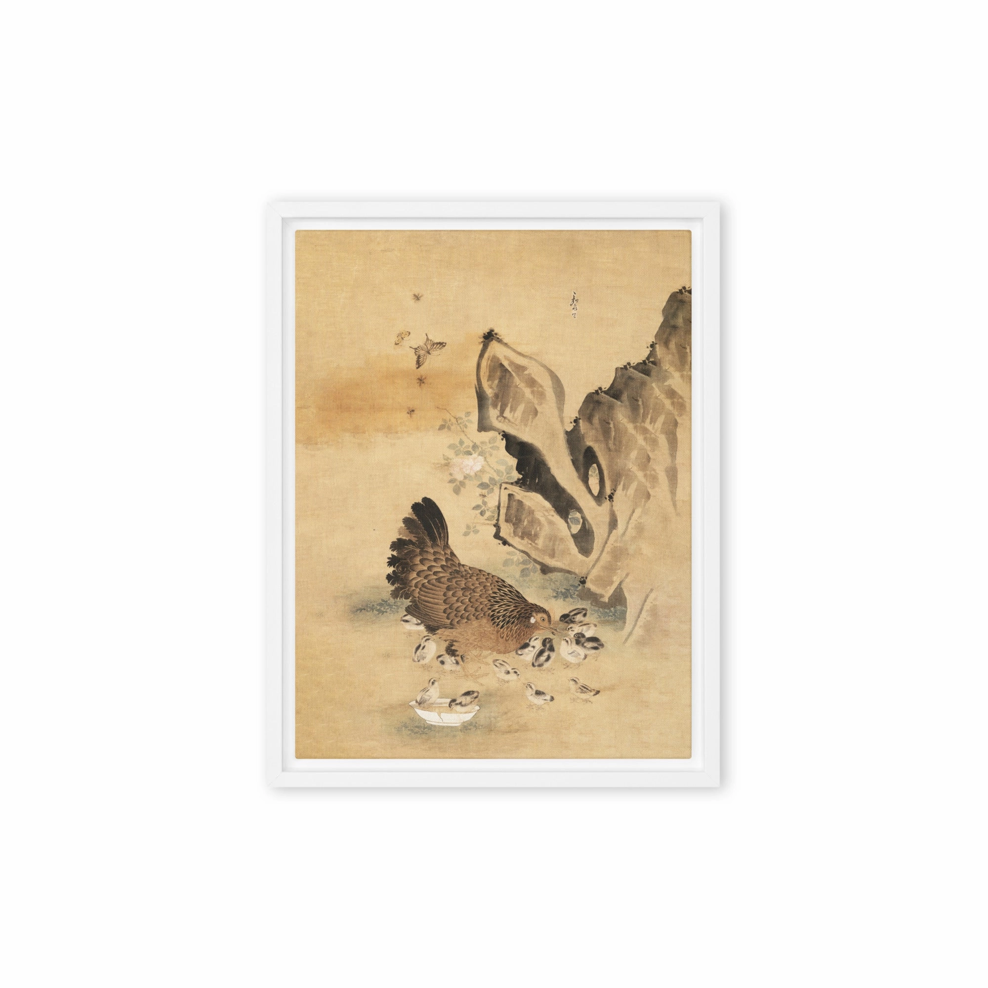Canvas - Hen and Chicks, Byeon Sang-byeok