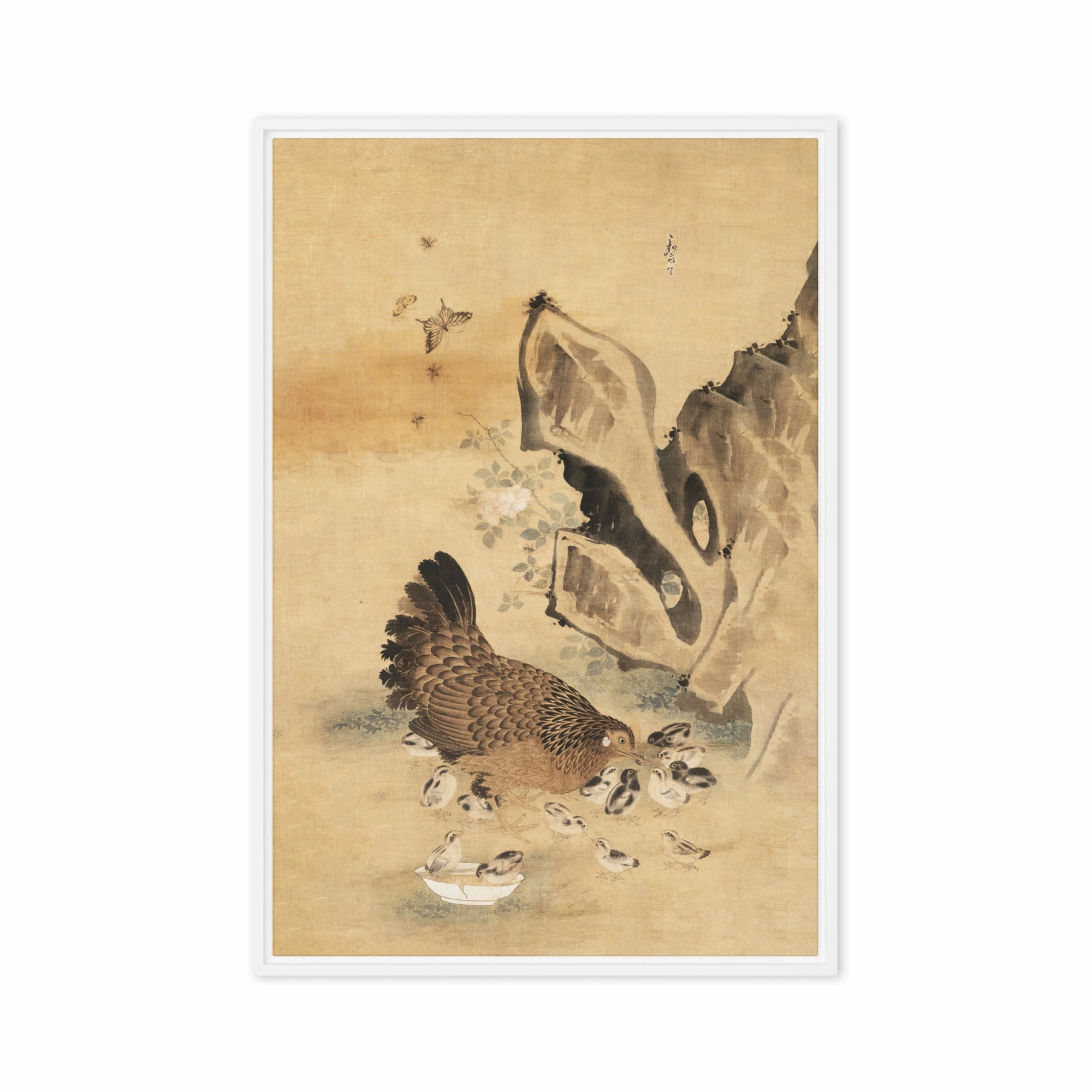 Canvas - Hen and Chicks, Byeon Sang-byeok