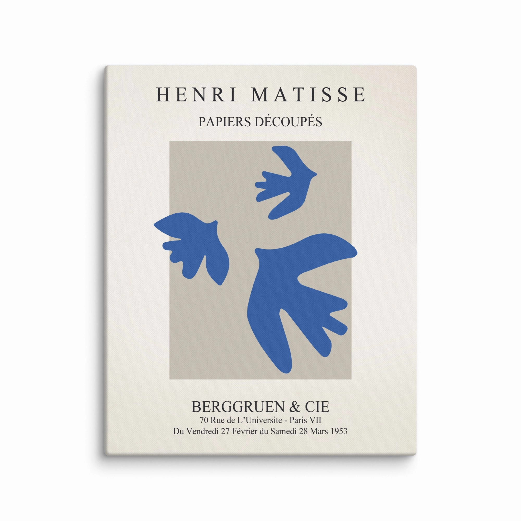 Canvas - Henri Matisse, blue birds