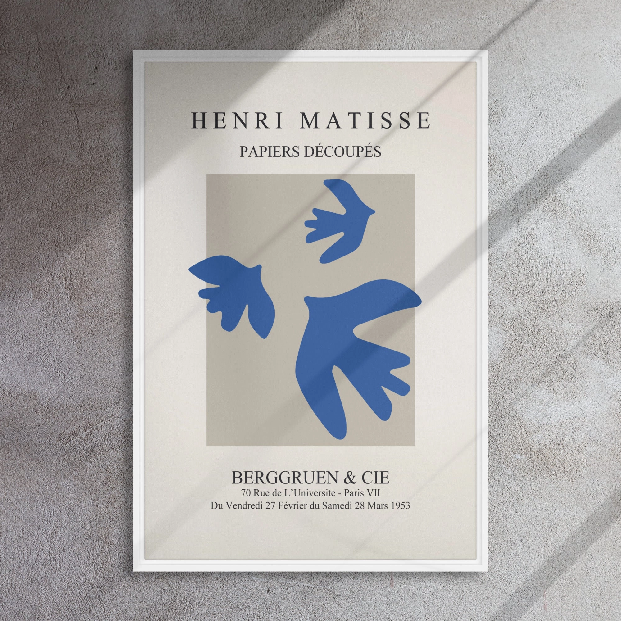 Canvas - Henri Matisse, blue birds