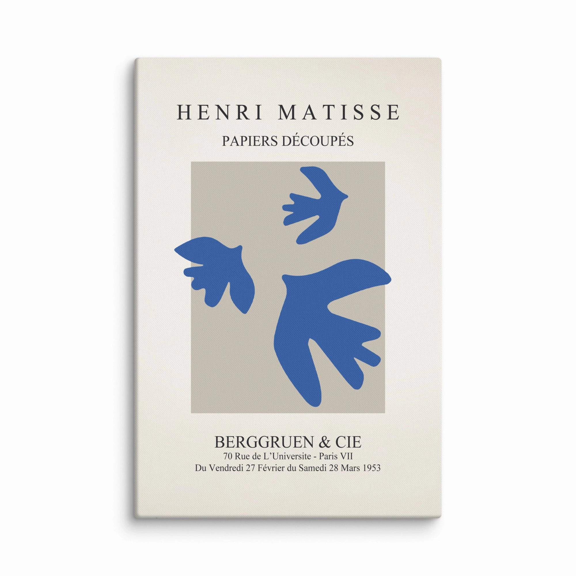 Canvas - Henri Matisse, blue birds