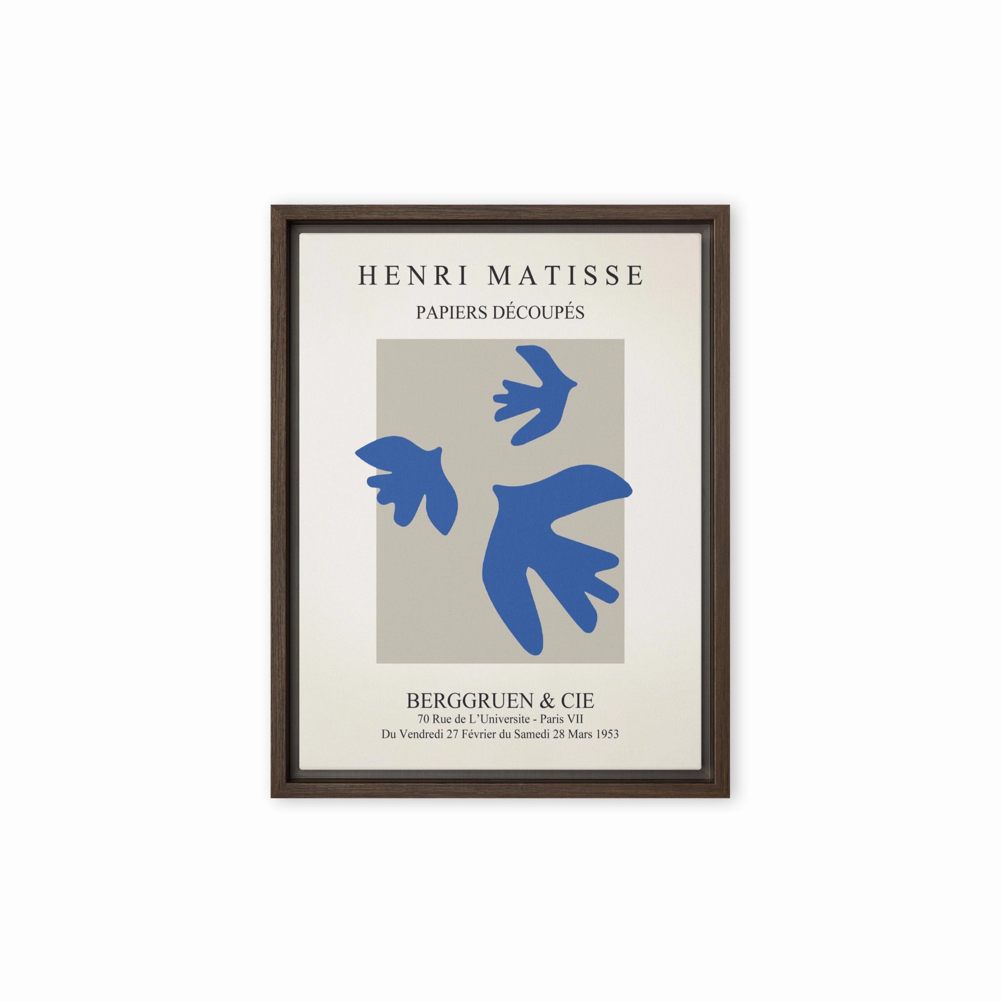 Canvas - Henri Matisse, blue birds