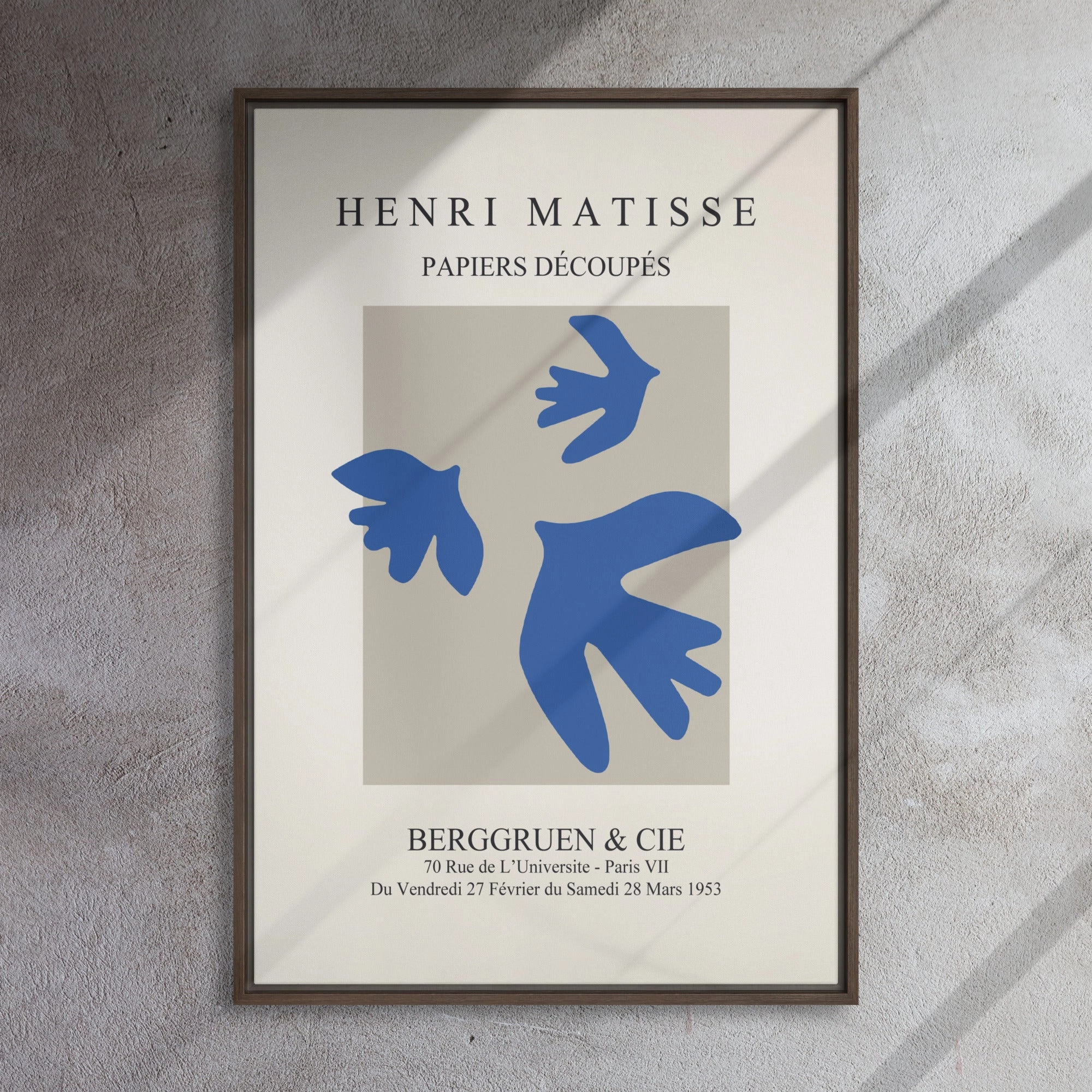 Canvas - Henri Matisse, blue birds