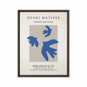 Canvas - Henri Matisse, blue birds canvas mural art