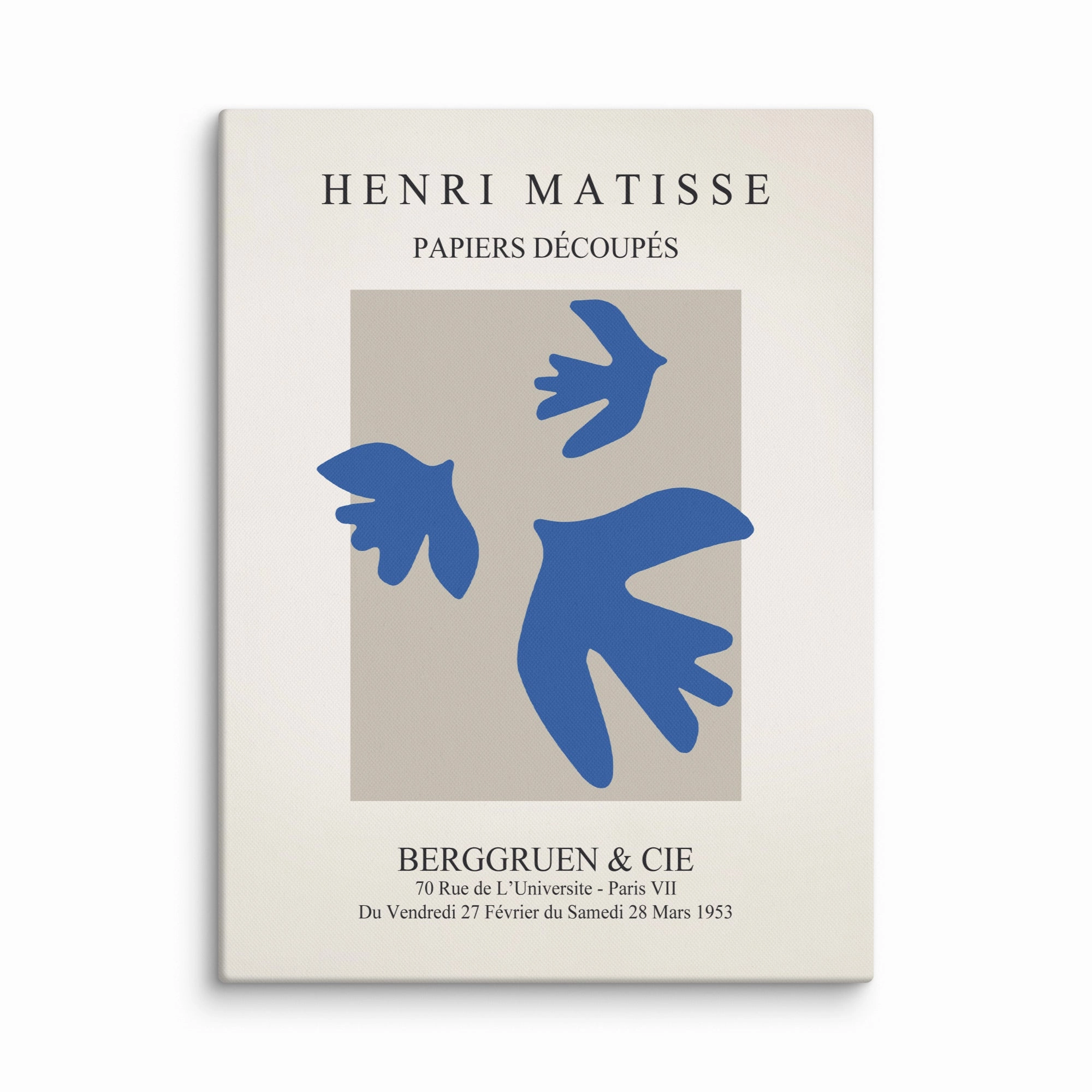 Canvas - Henri Matisse, blue birds