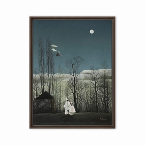 Canvas - Henri Rousseau, Carnival Evening canvas mural art