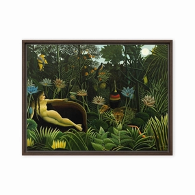 Canvas - Henri Rousseau, The Dream canvas mural art