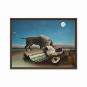 Canvas - Henri Rousseau, The Sleeping Gypsy canvas mural art