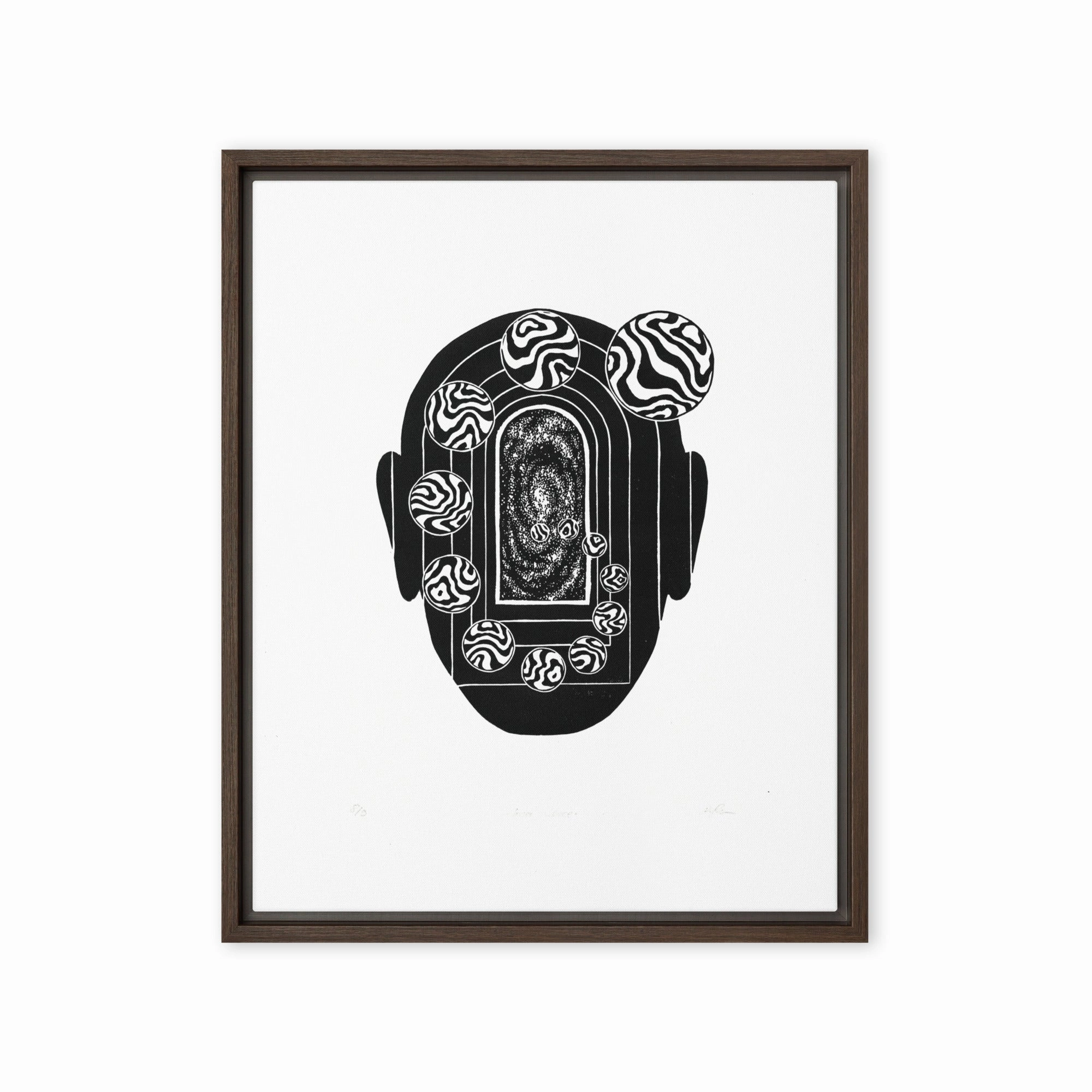 Canvas - Inner Space canvas mural art