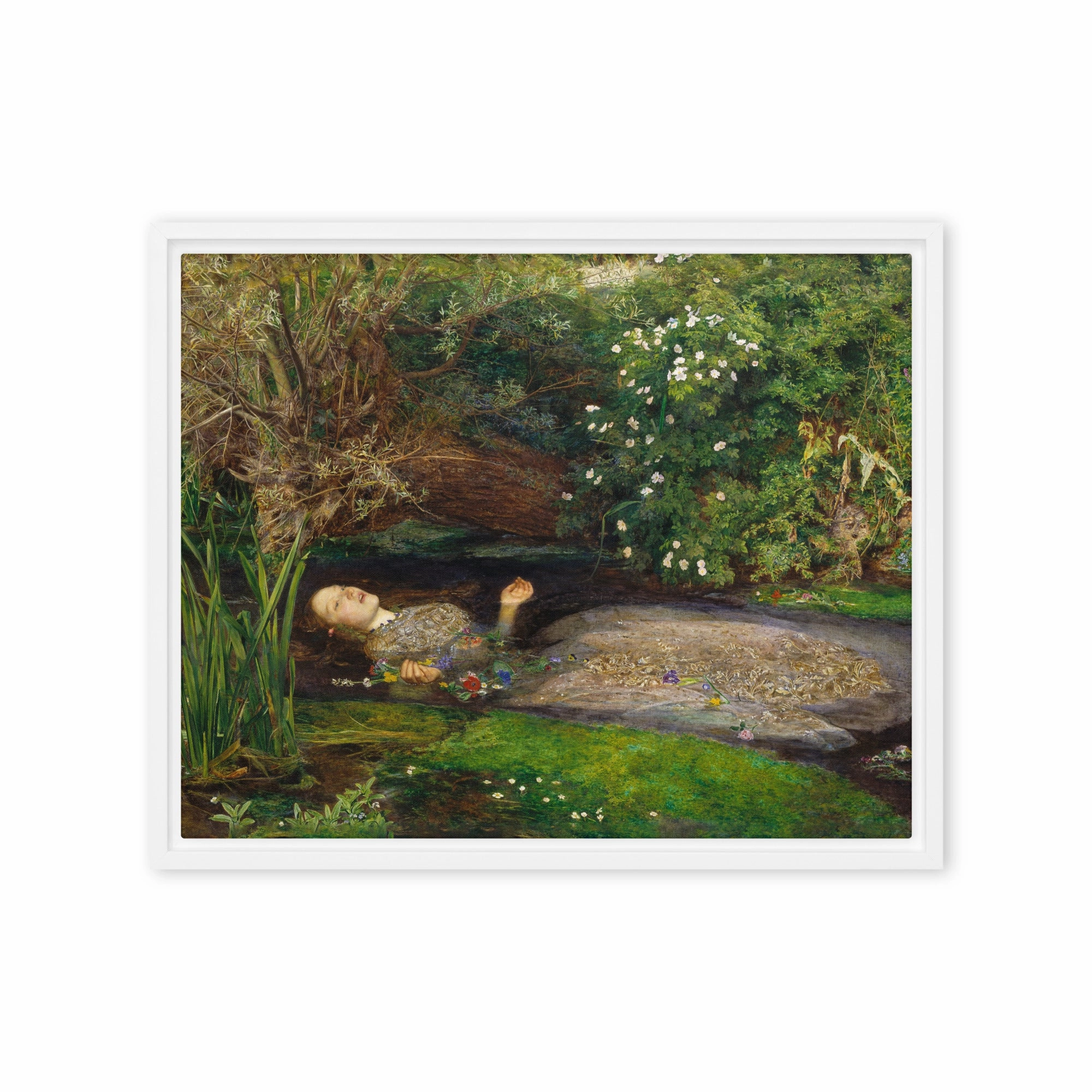 Canvas - John Everett Millais, Ophelia