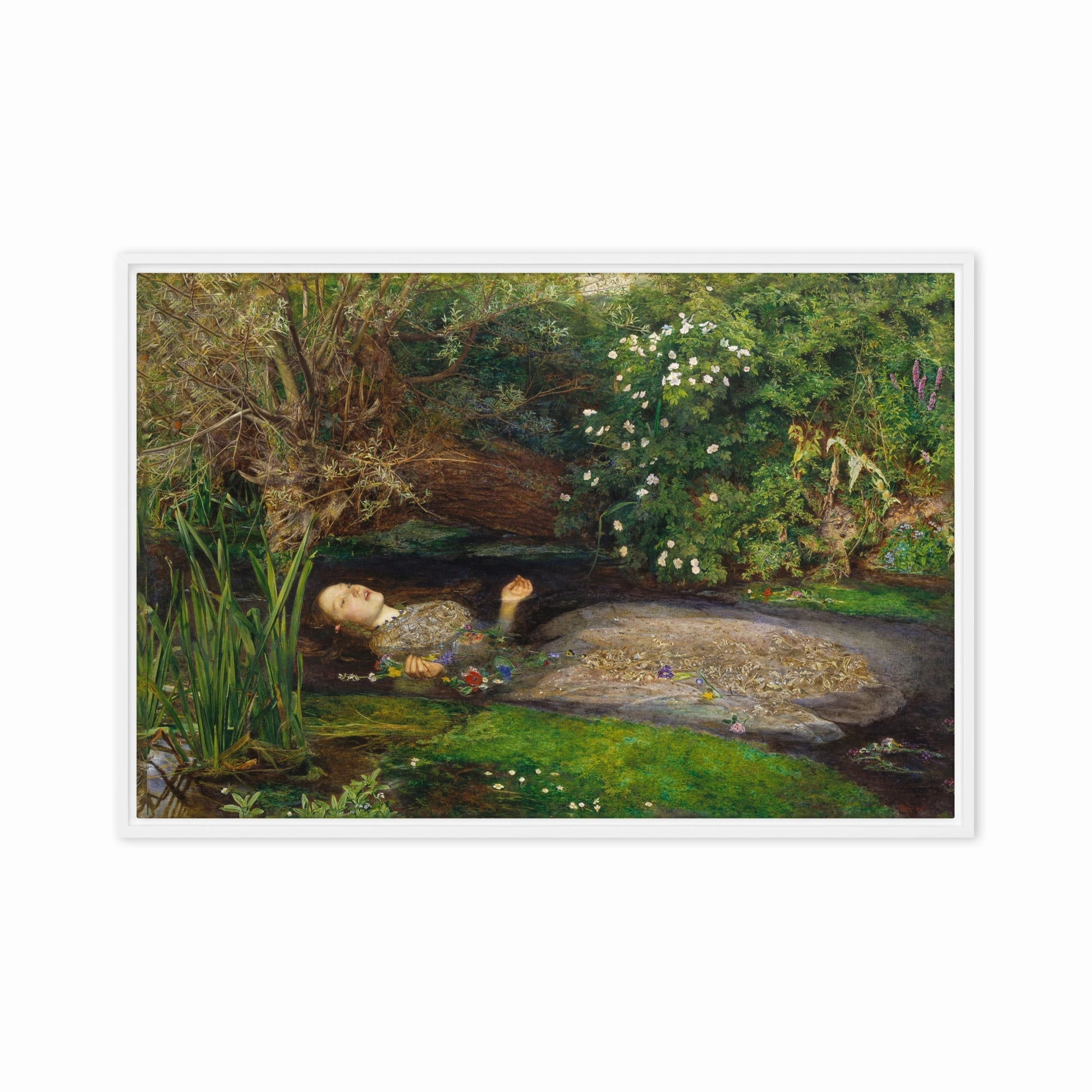 Canvas - John Everett Millais, Ophelia