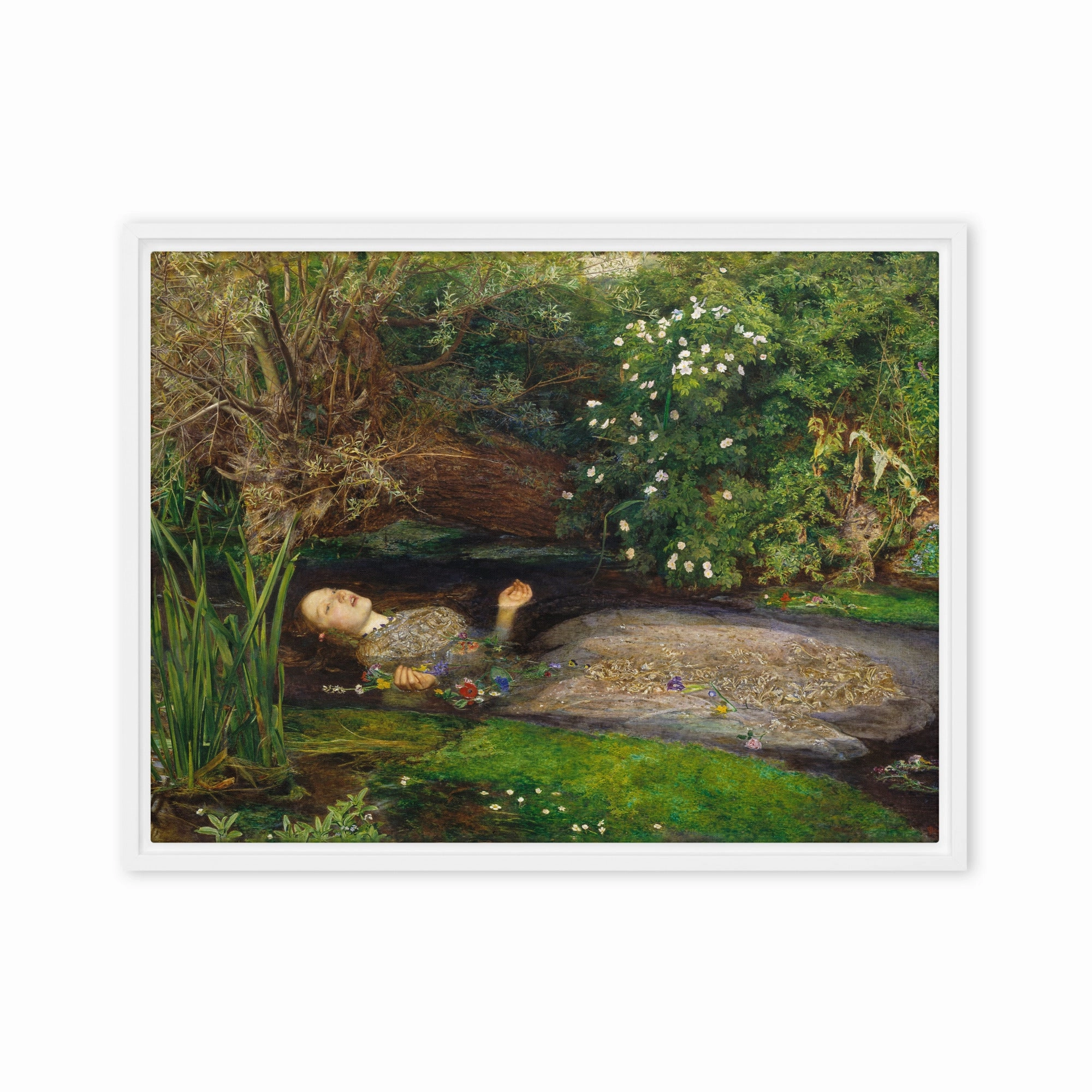 Canvas - John Everett Millais, Ophelia