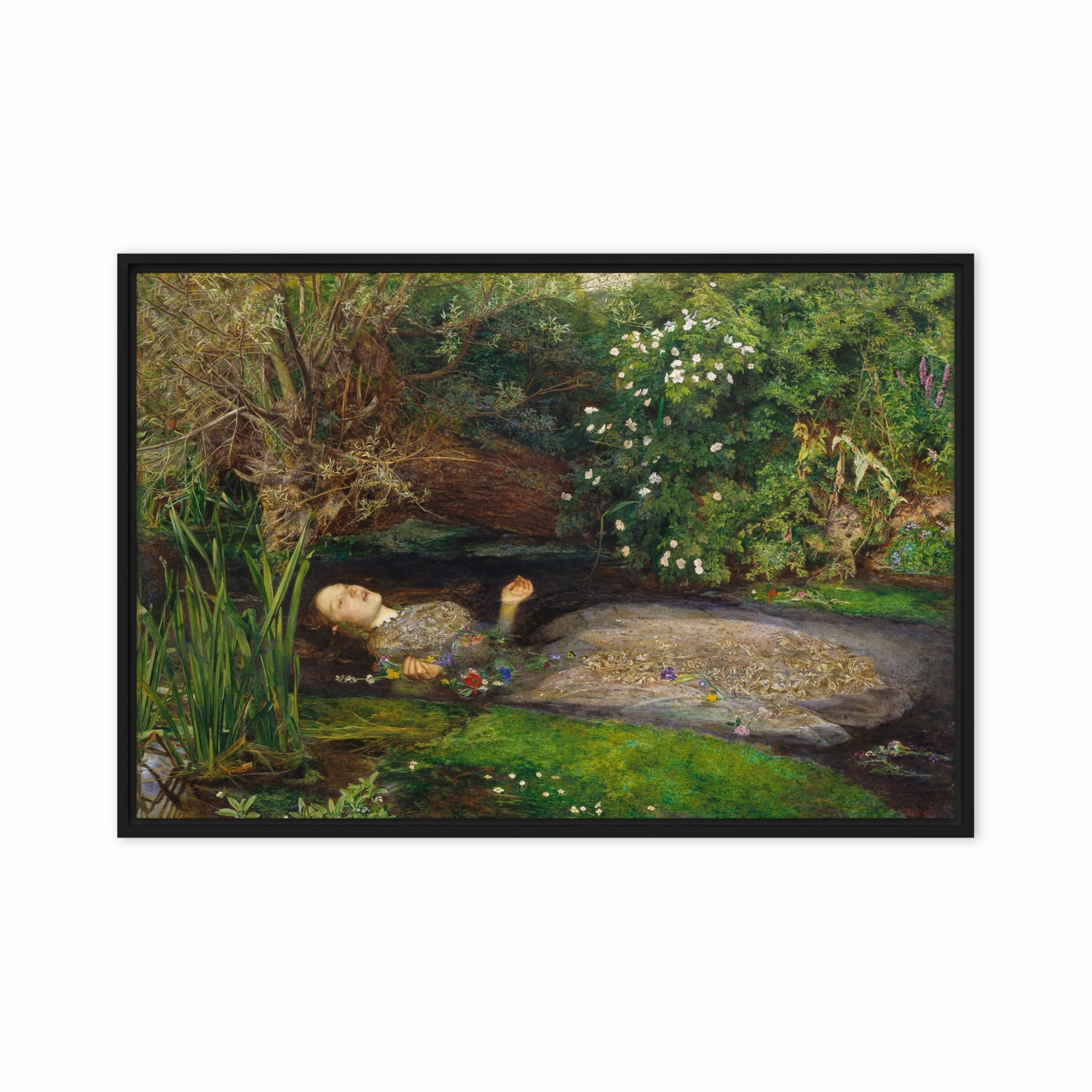 Canvas - John Everett Millais, Ophelia
