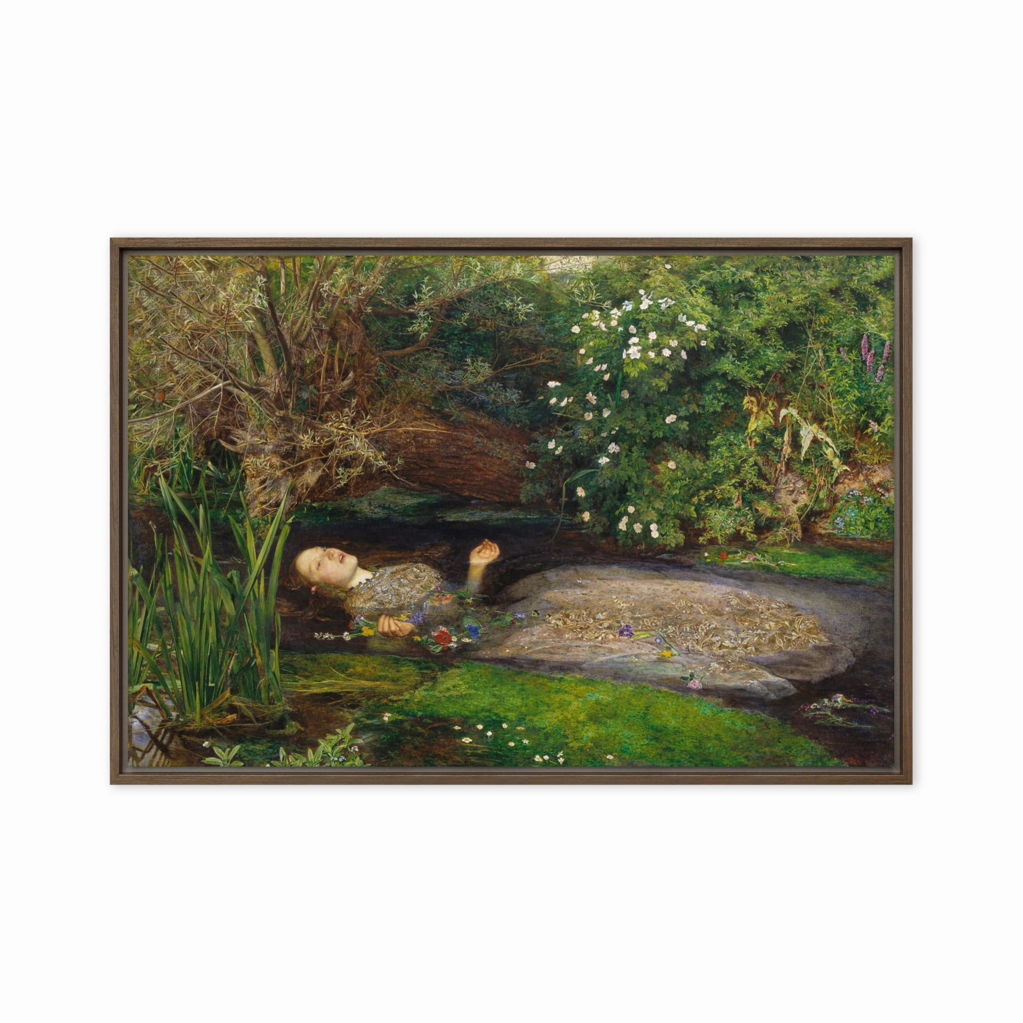 Canvas - John Everett Millais, Ophelia