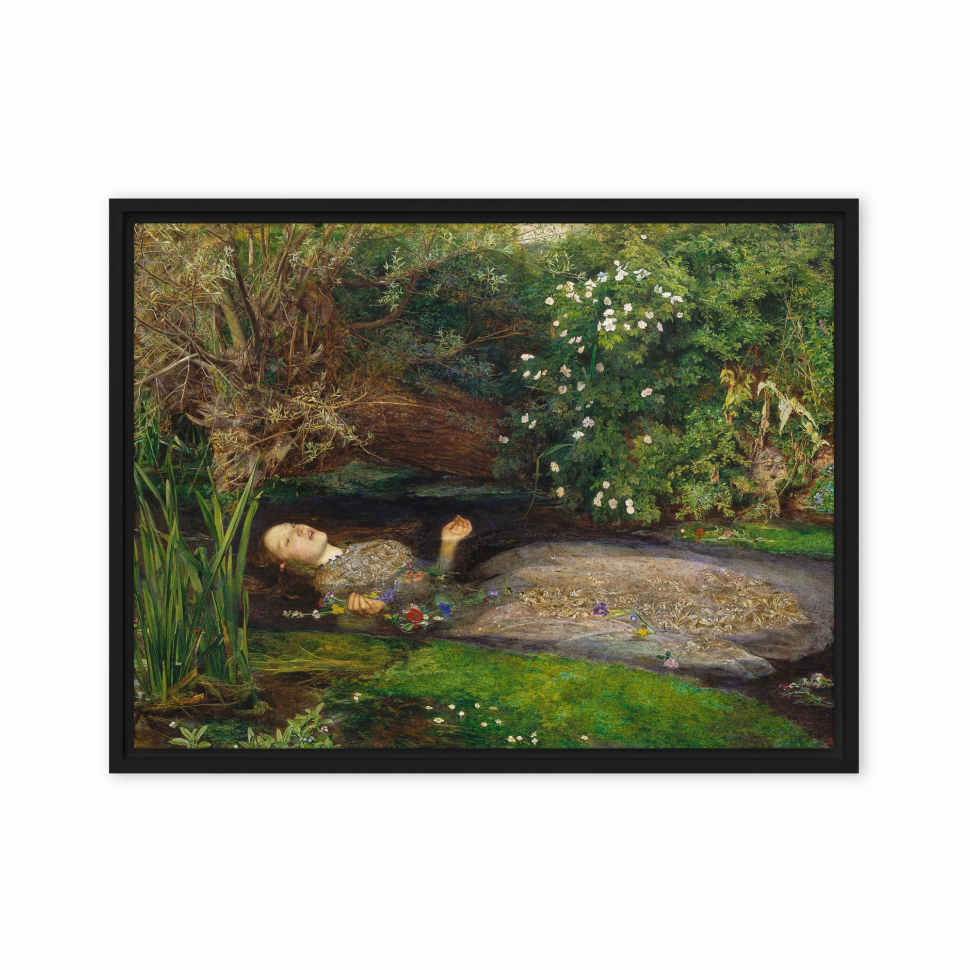 Canvas - John Everett Millais, Ophelia
