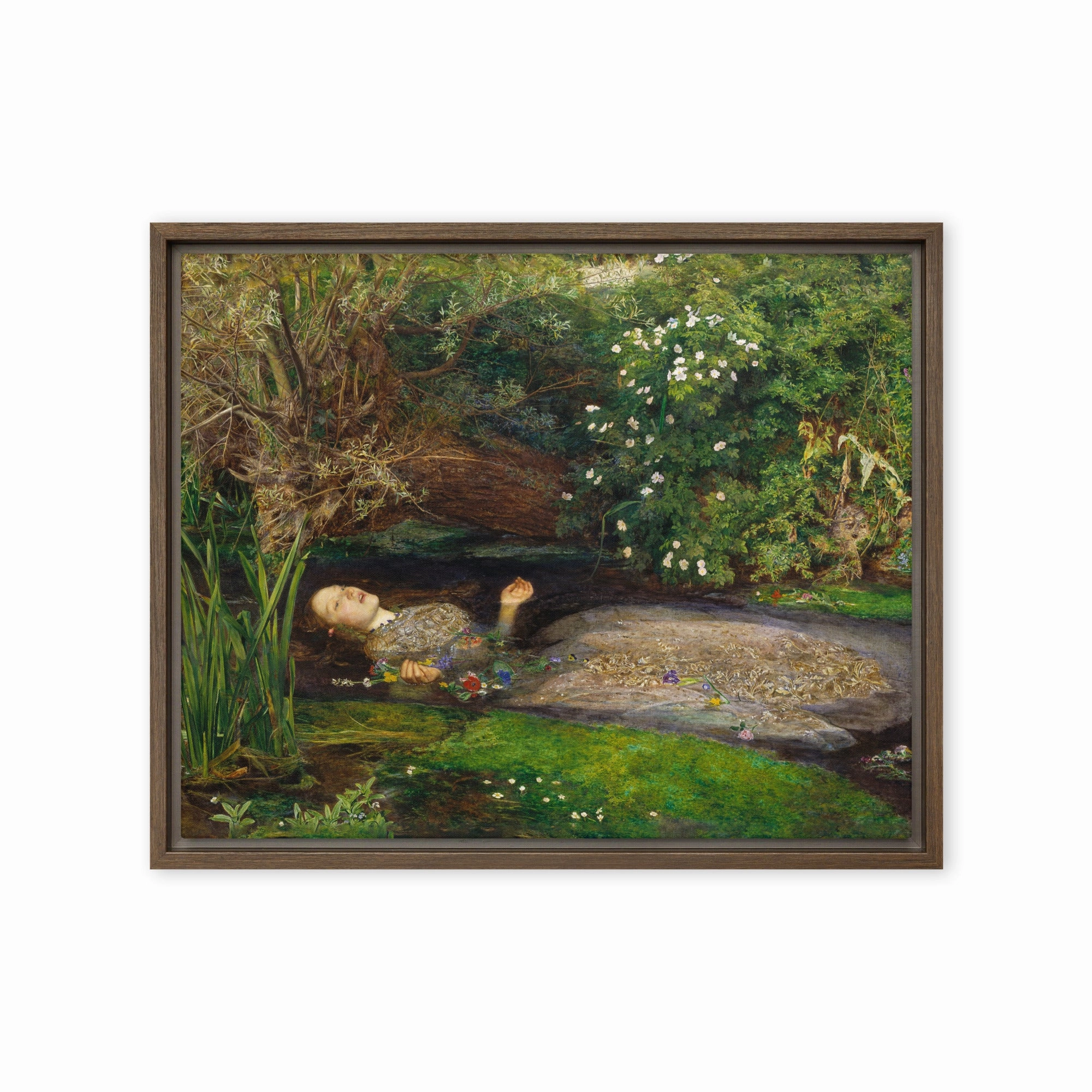 Canvas - John Everett Millais, Ophelia