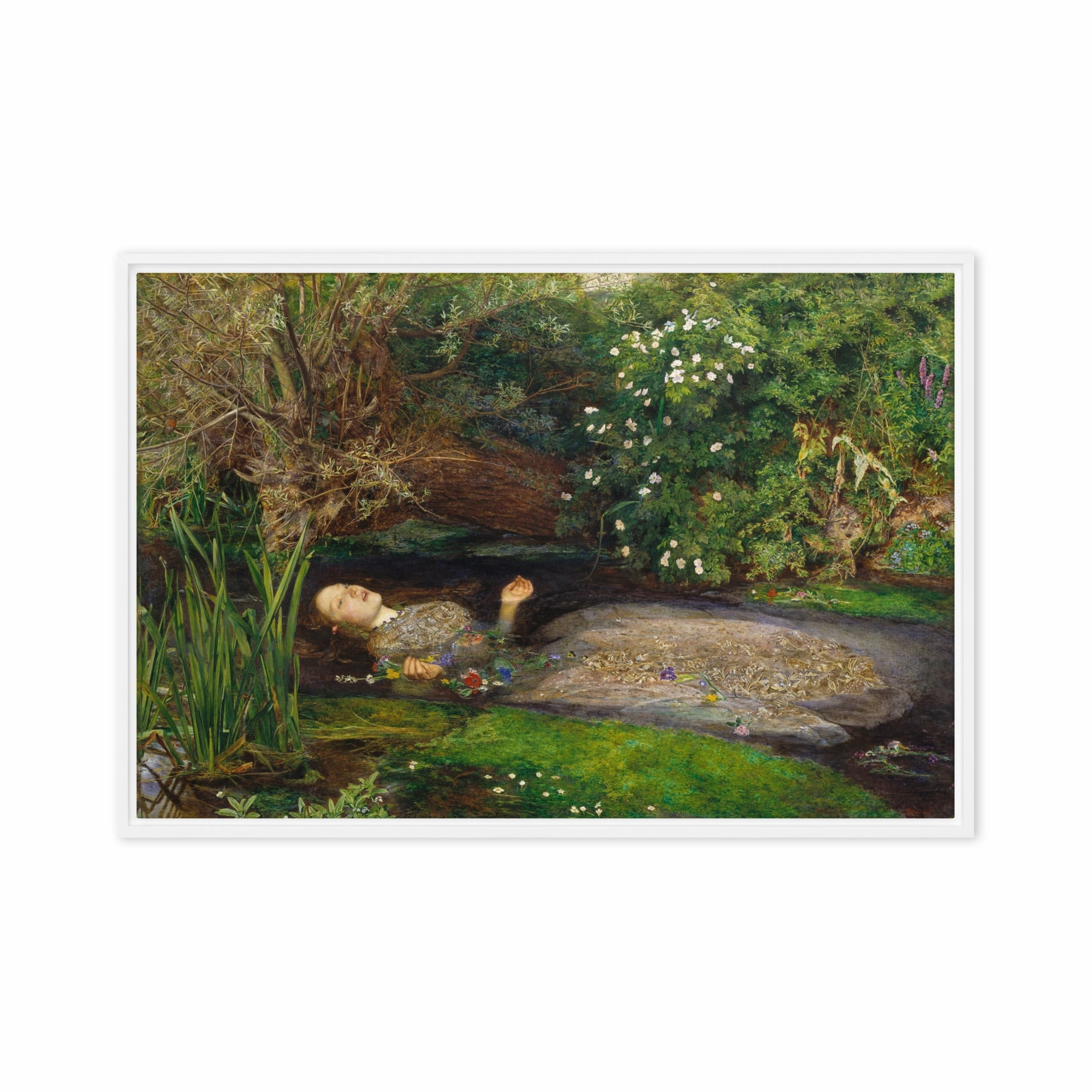 Canvas - John Everett Millais, Ophelia