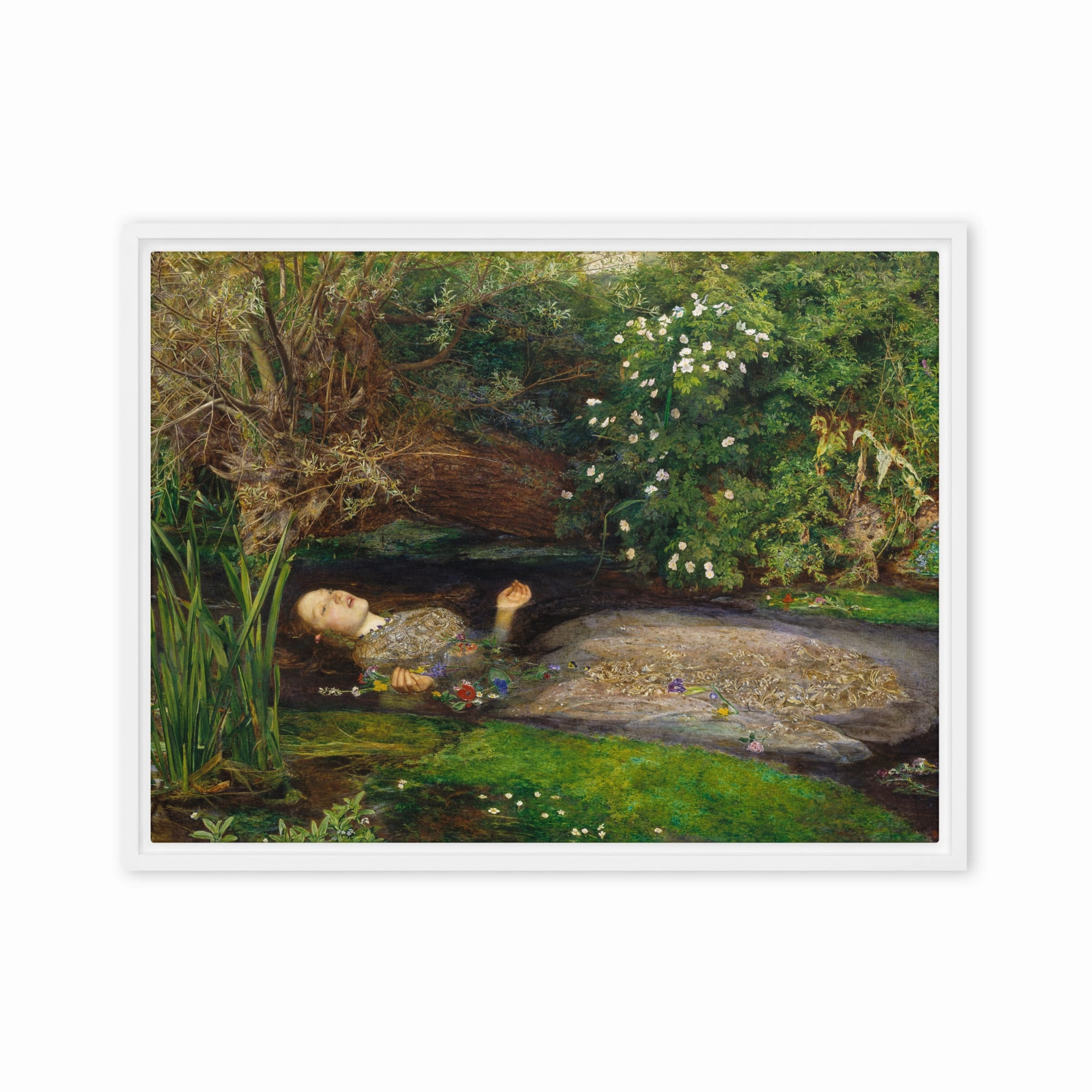 Canvas - John Everett Millais, Ophelia