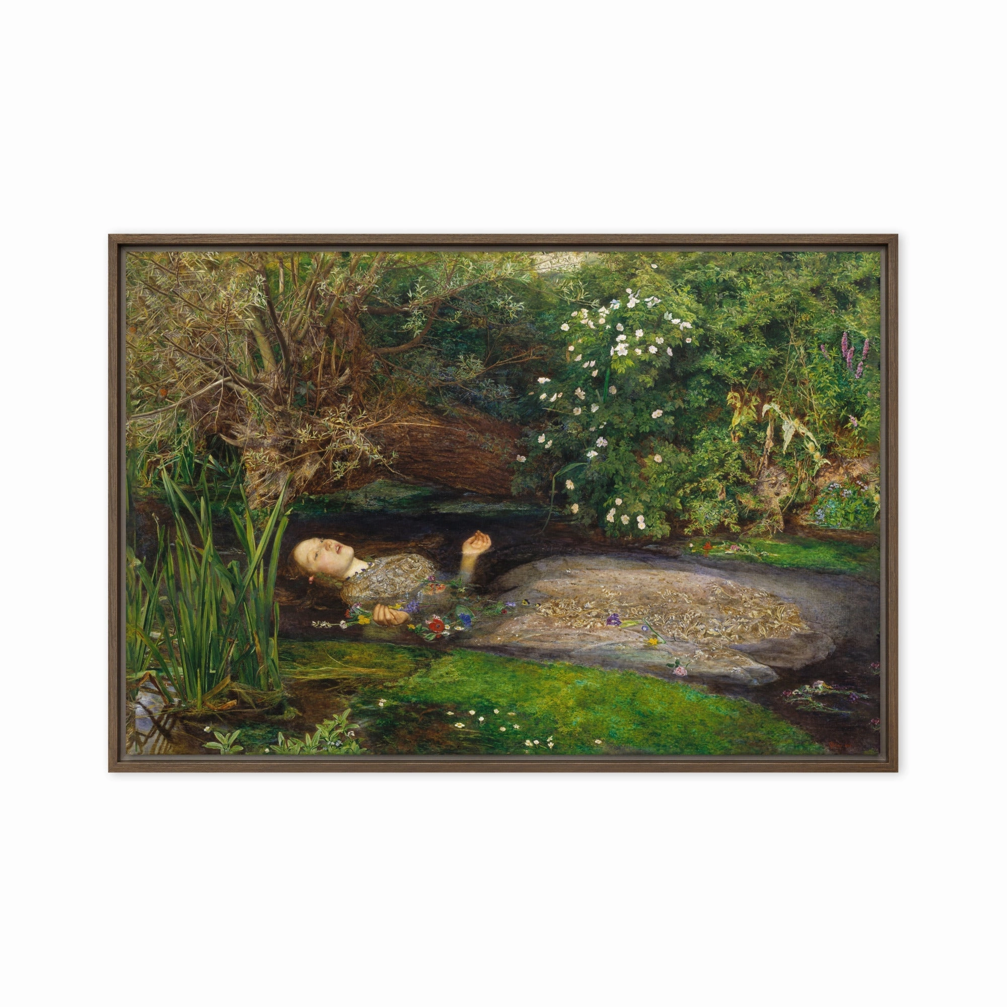 Canvas - John Everett Millais, Ophelia