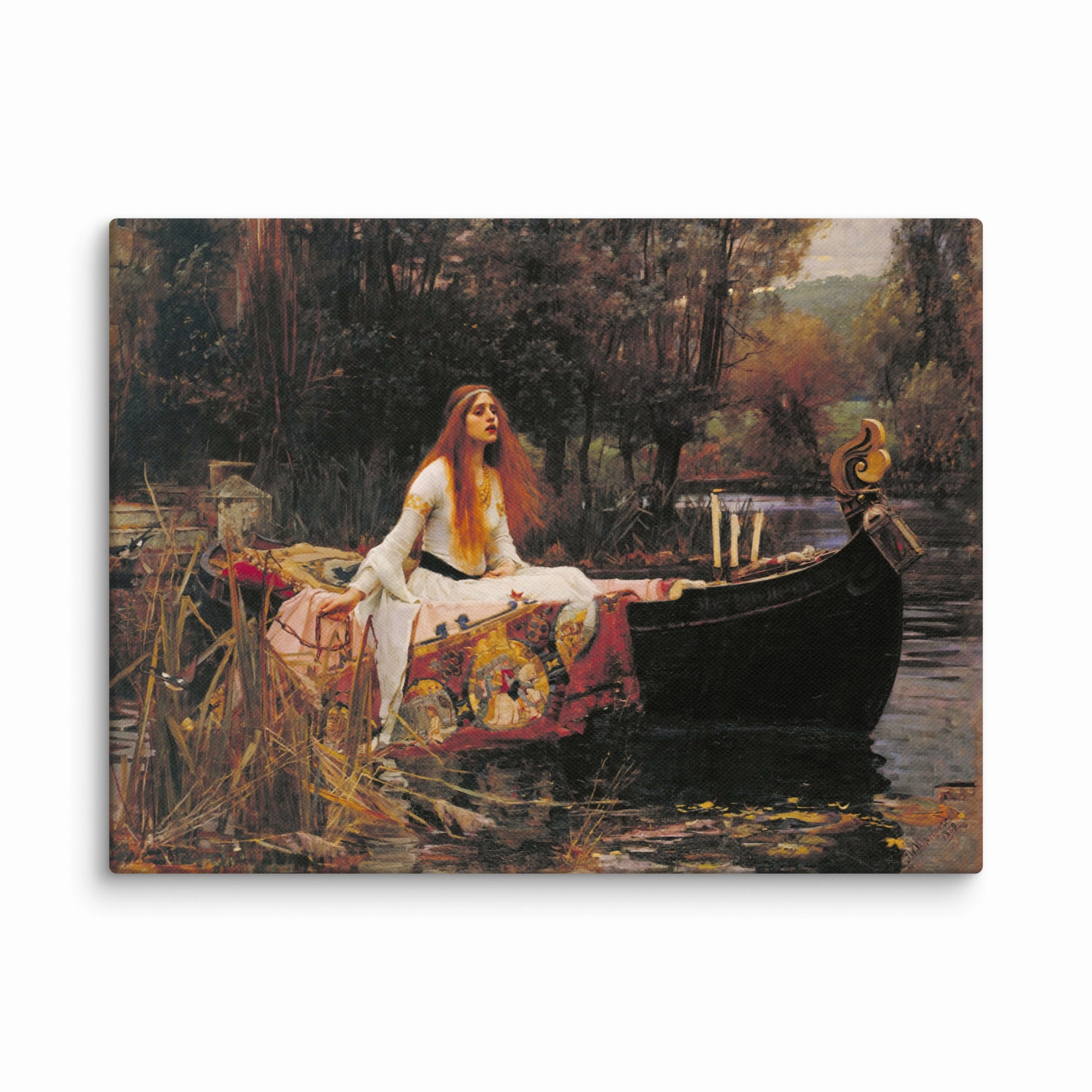 Canvas - John William Waterhouse, The Lady of Shalott