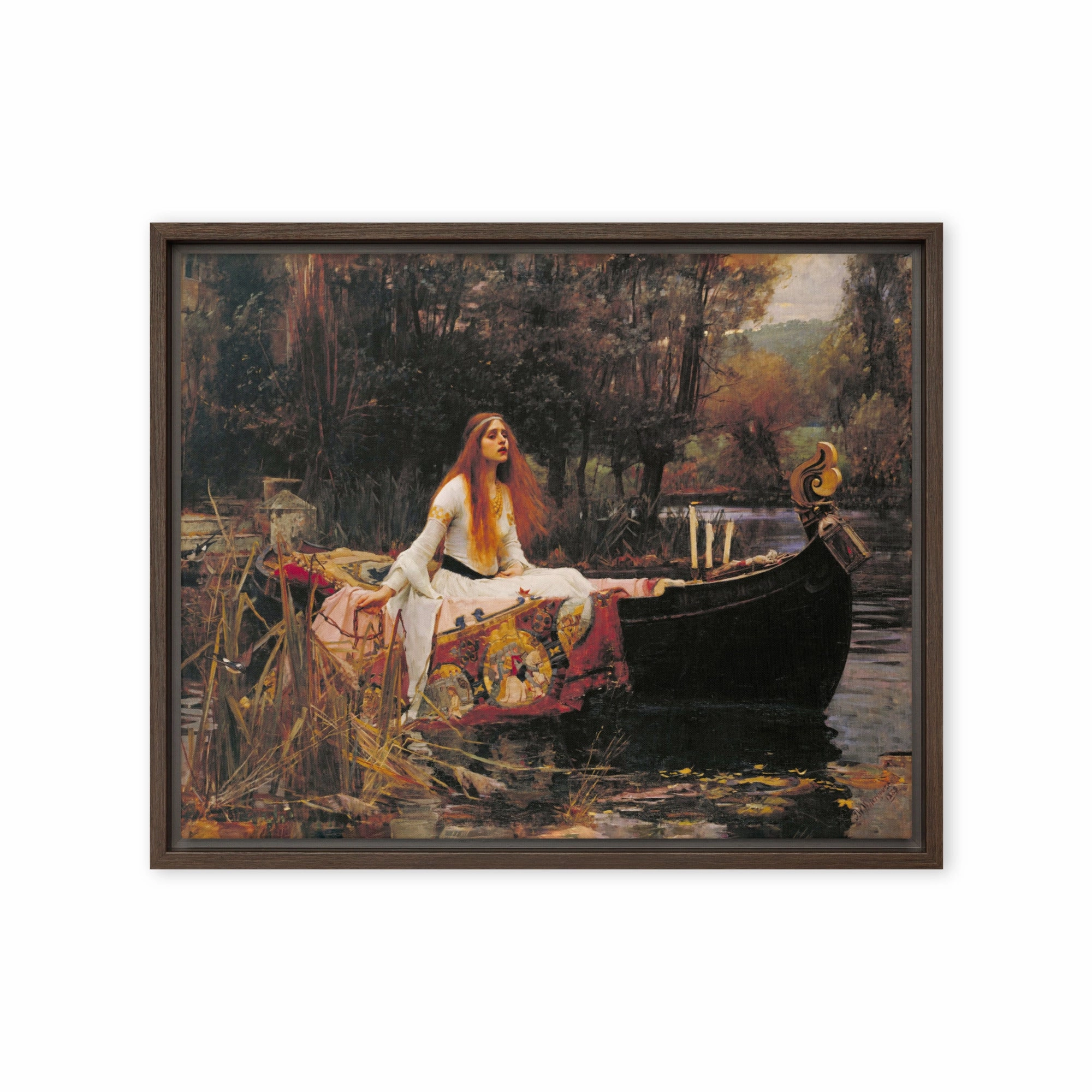 Canvas - John William Waterhouse, The Lady of Shalott