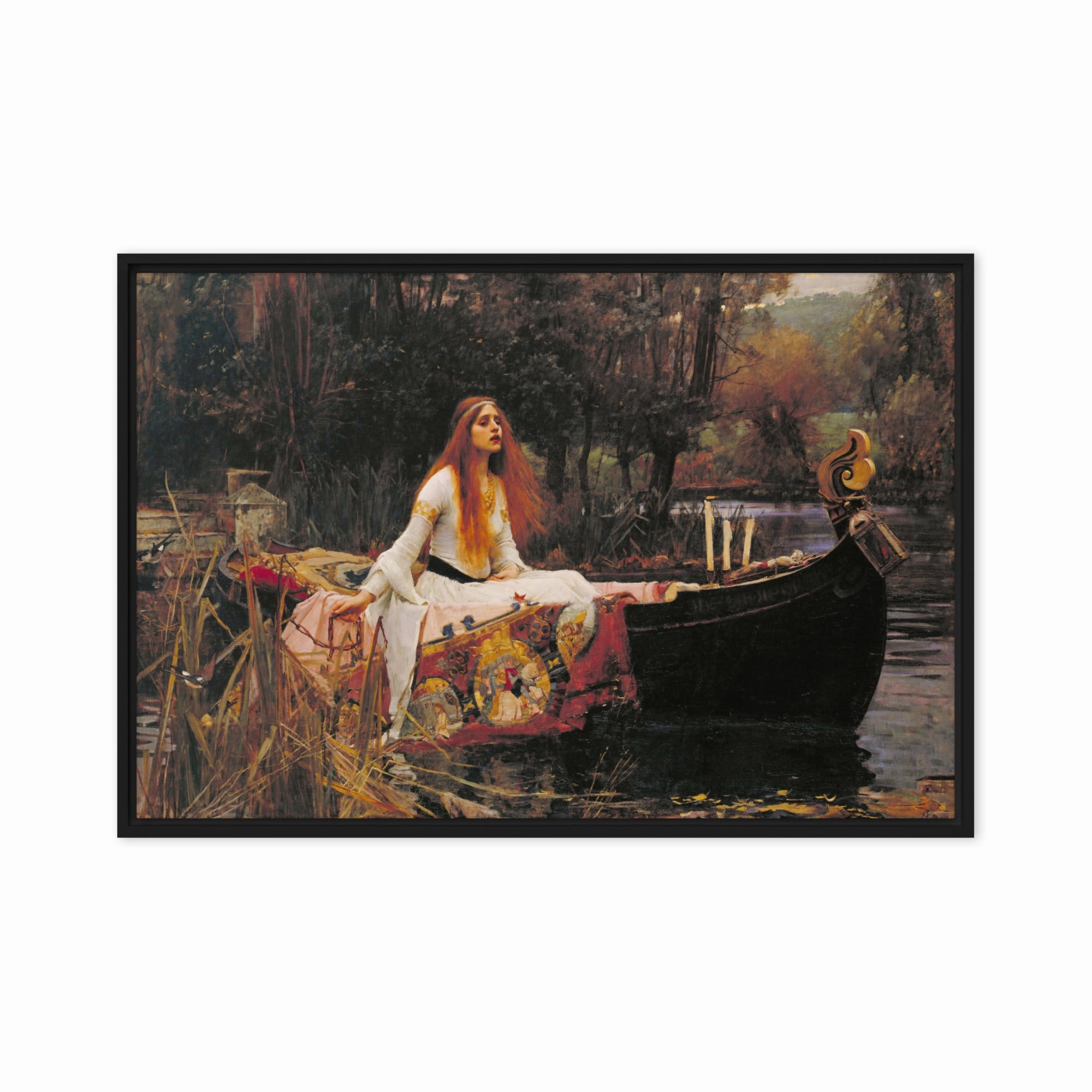 Canvas - John William Waterhouse, The Lady of Shalott