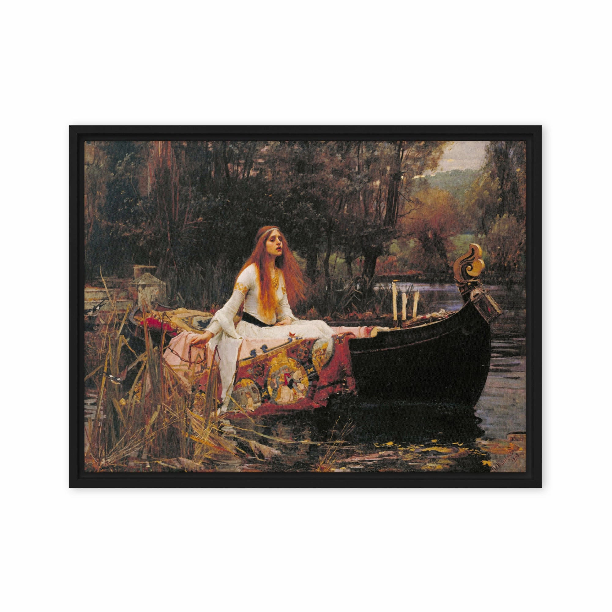 Canvas - John William Waterhouse, The Lady of Shalott