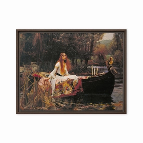 Canvas - John William Waterhouse, The Lady of Shalott canvas mural art