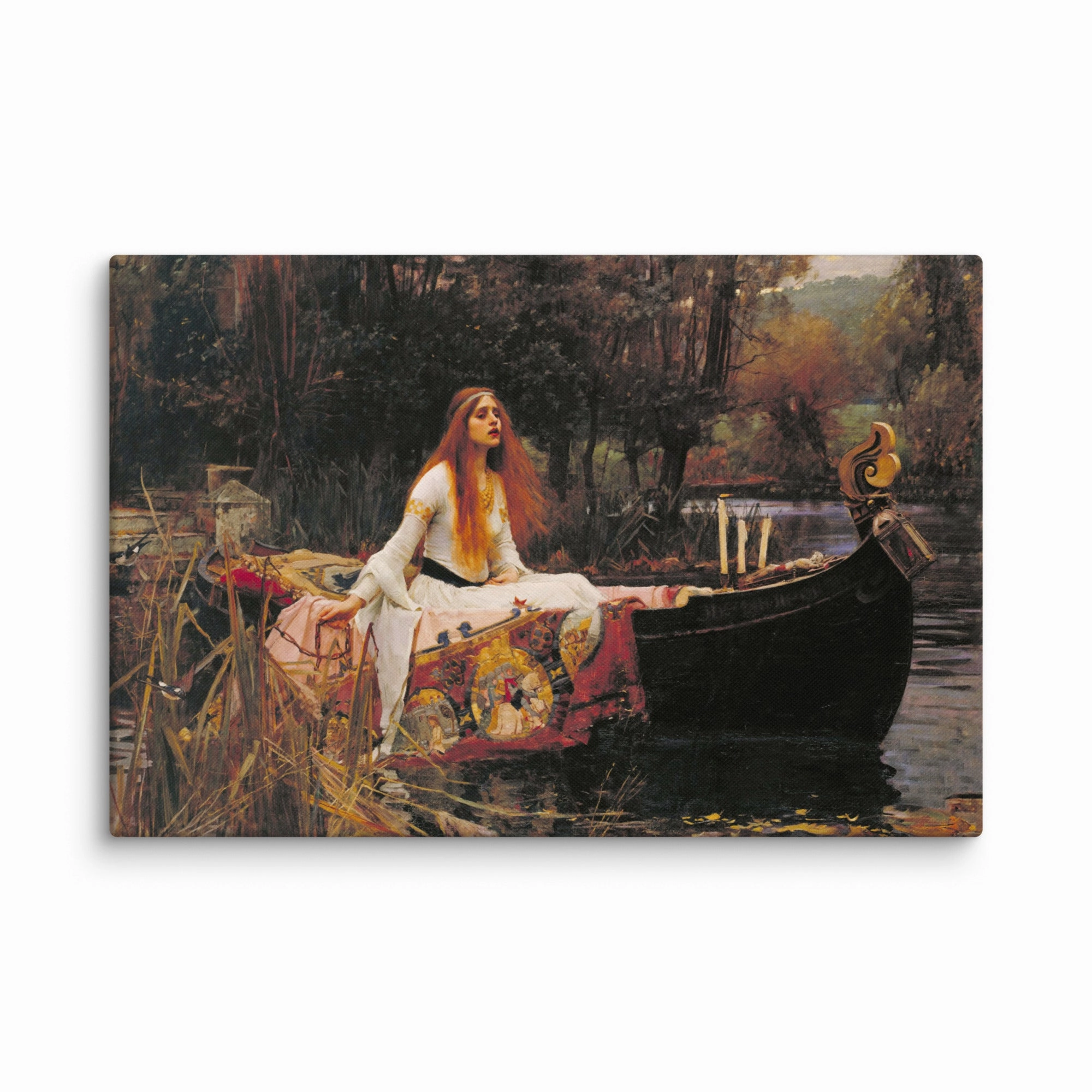 Canvas - John William Waterhouse, The Lady of Shalott